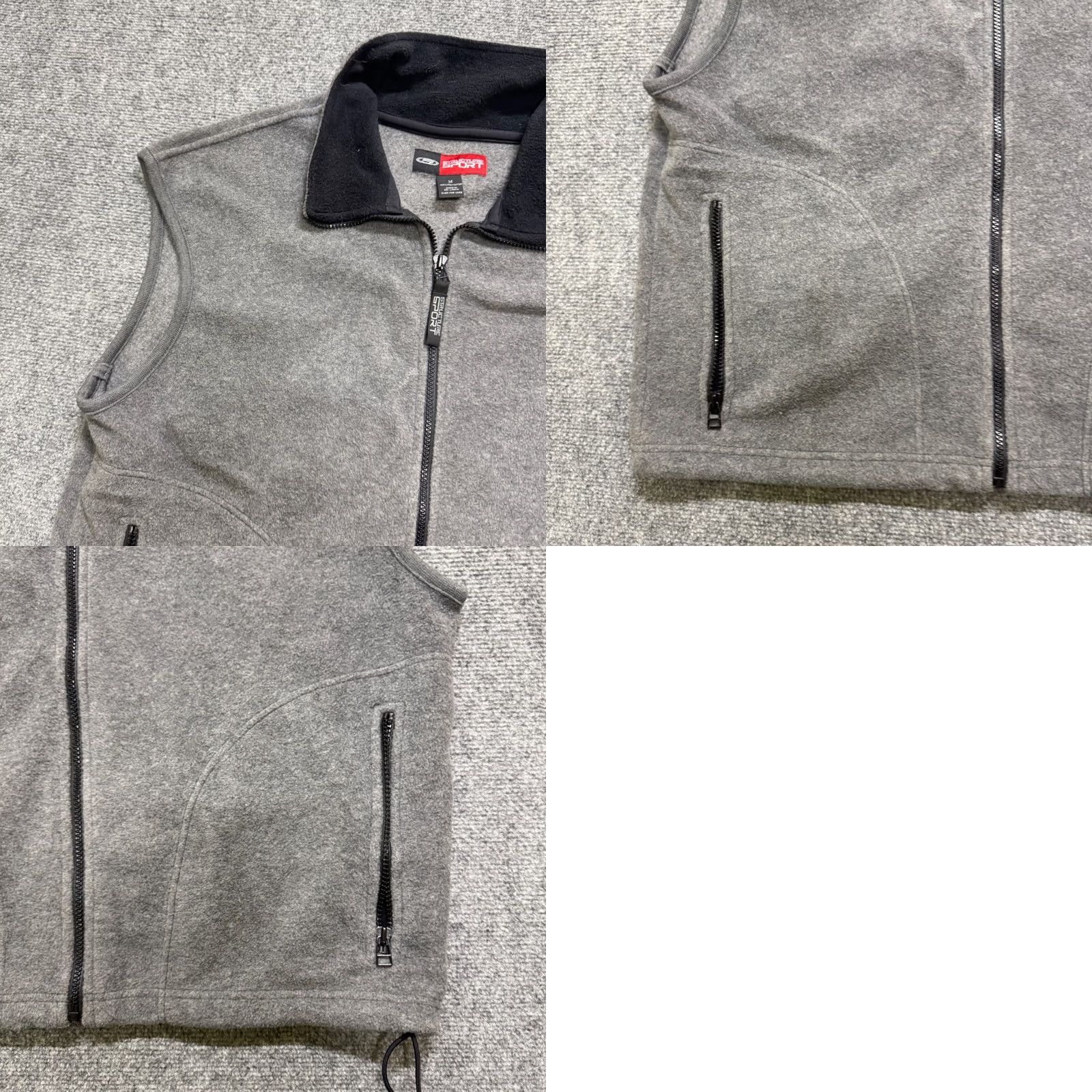 Vintage VINTAGE Structure Sport Vest Men M Grey Y2K Cotton Blend 90s Mens Size US M / EU 48-50 / 2 - 8 Thumbnail