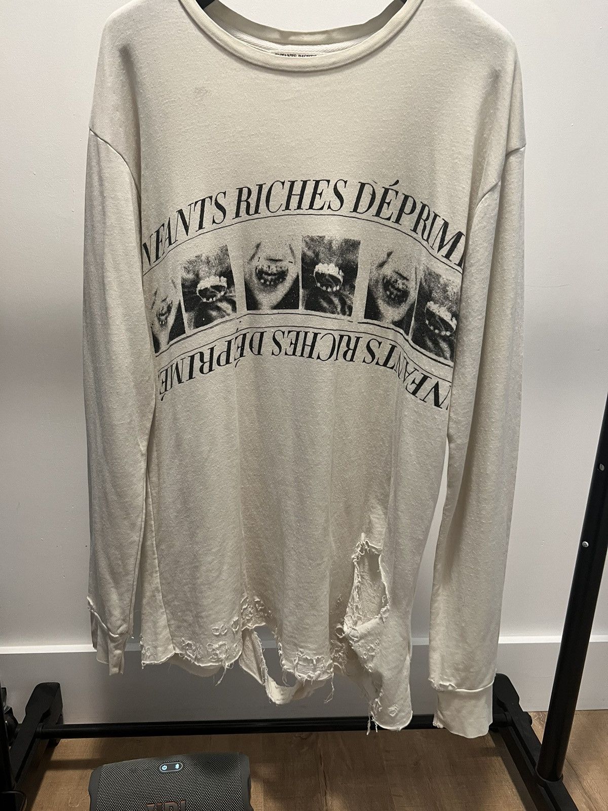 Enfants Riches Deprimes Enfants Braces distressed L/S tee