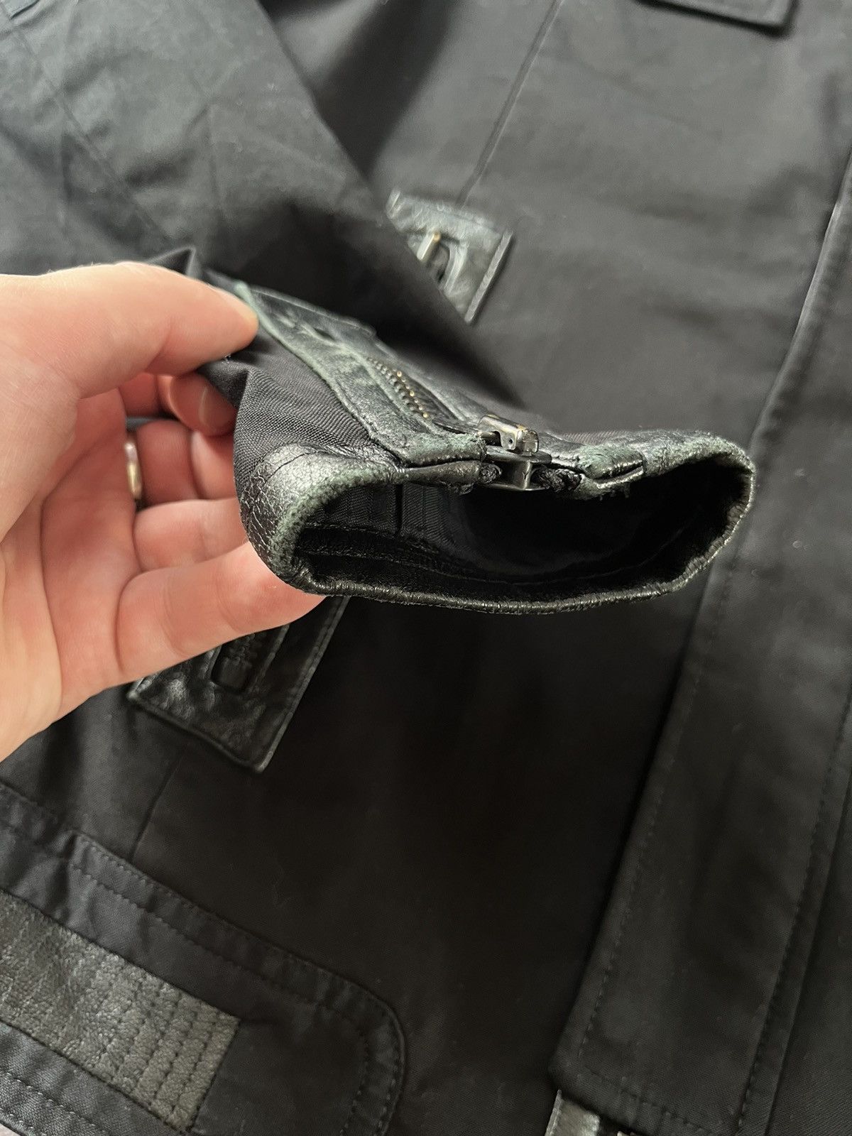The Kooples The Kooples Jacket Black with Leather Trim size L Size US L / EU 52-54 / 3 - 5 Thumbnail