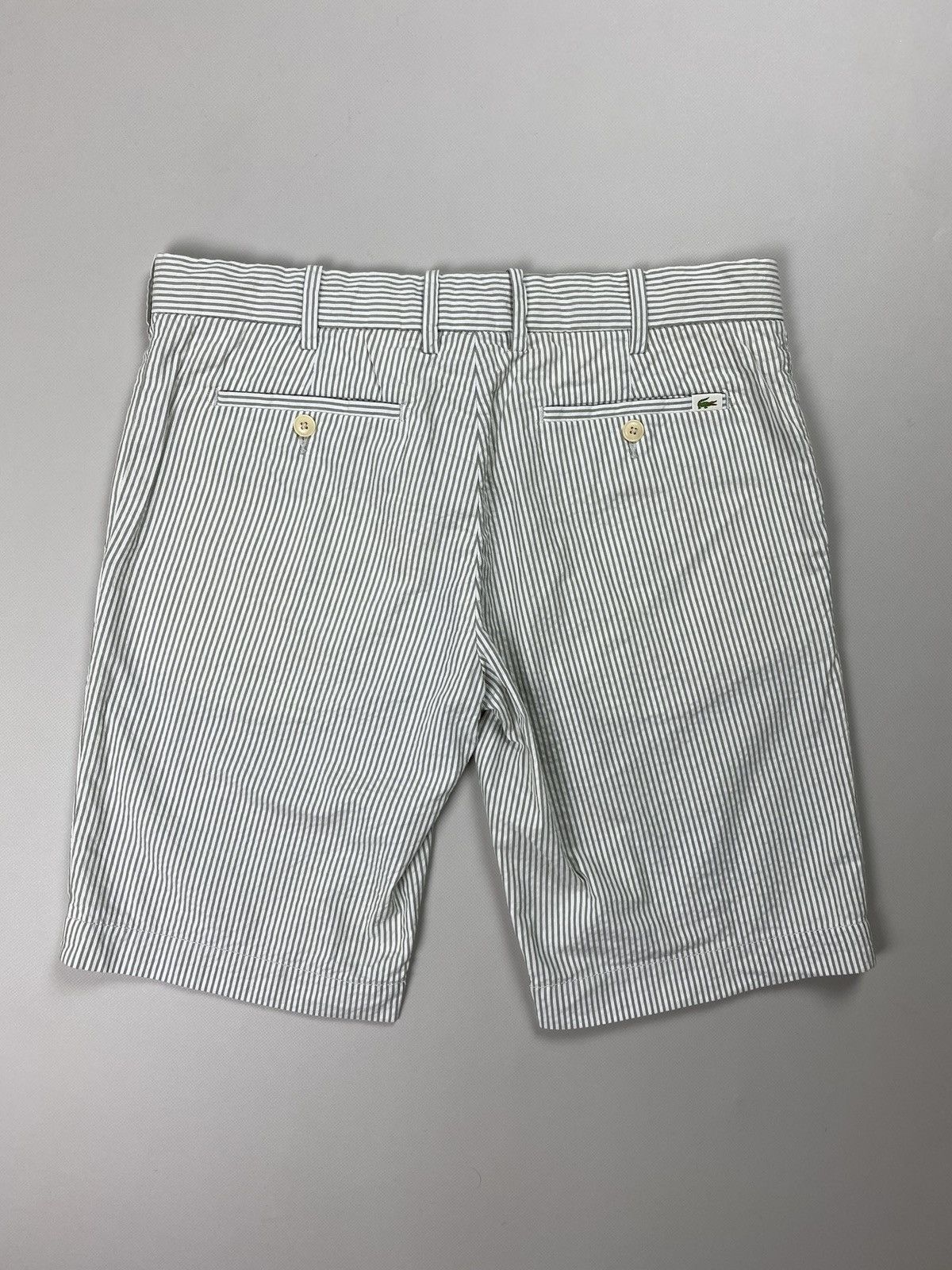 Lacoste Lacoste men’s striped chino shorts Size US 33 - 15 Thumbnail