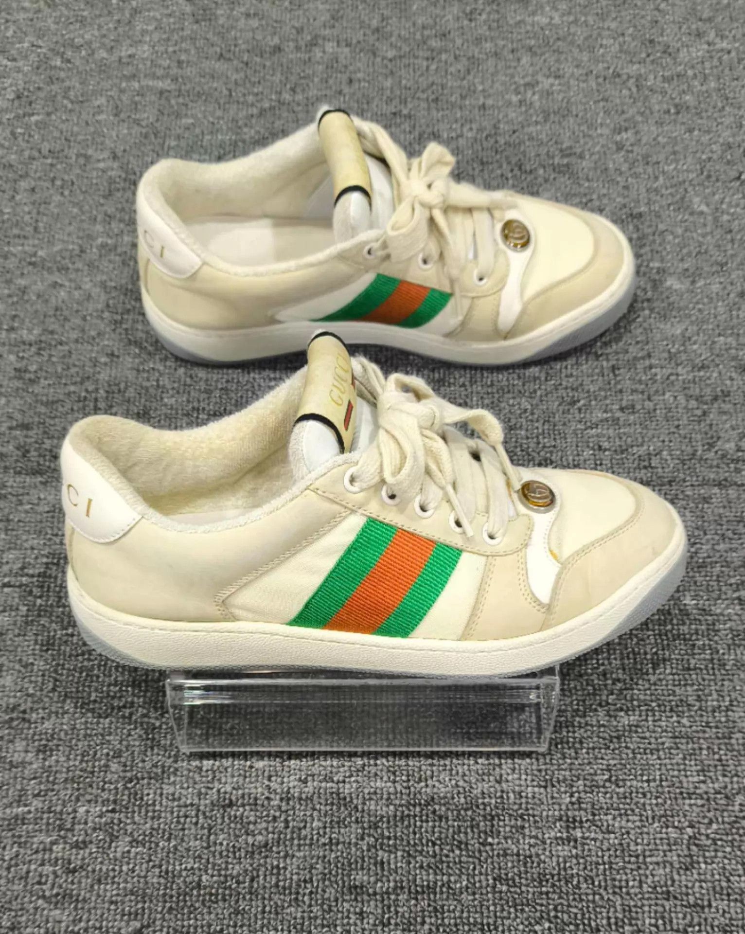 Gucci GUCCI Enamel Distressed Sneaker Women's 35.5 Size US 5 / IT 35 - 3 Thumbnail