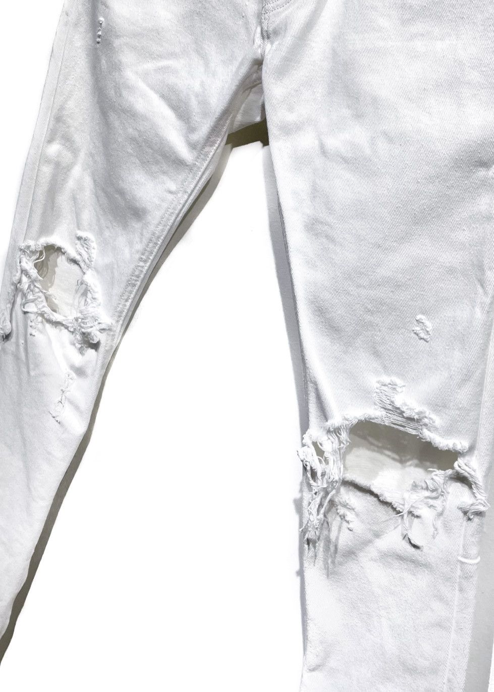 Fear of God Fear Of God Fourth Collection White Destroyed Jeans Size US 28 / EU 44 - 3 Thumbnail