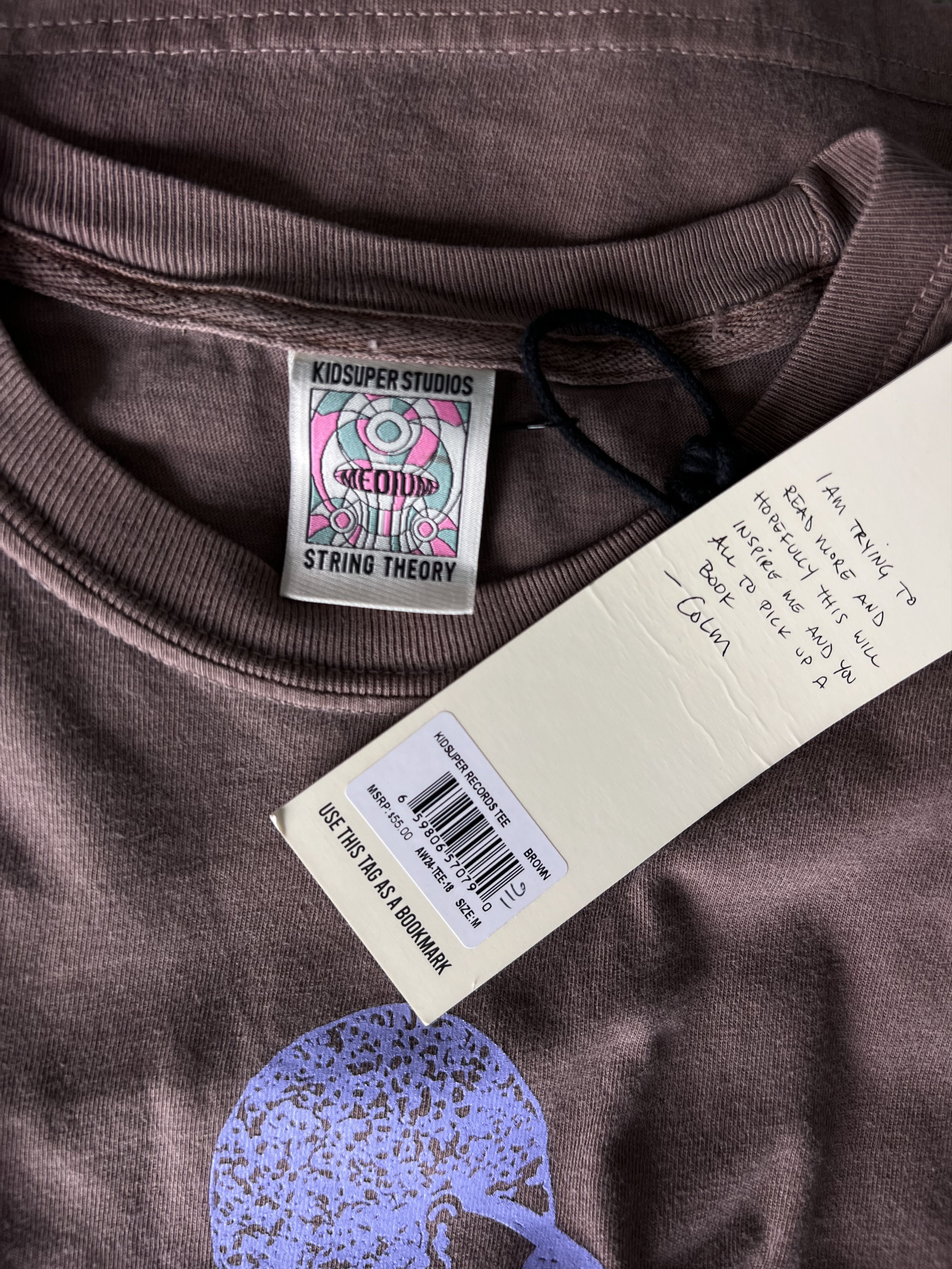 KidSuper Kidsuper Records Tee in Brown Size US M / EU 48-50 / 2 - 5 Thumbnail