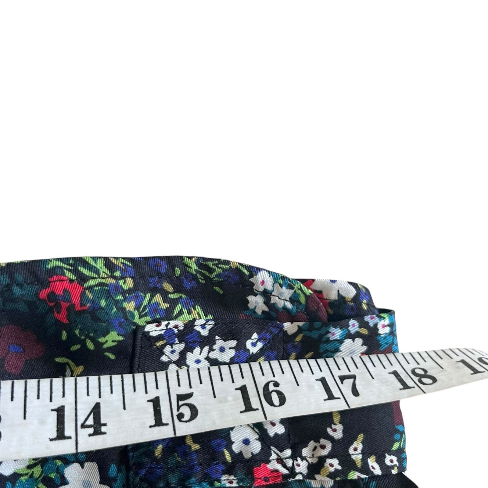 Rebecca Minkoff Rebecca Minkoff Zoe Black Floral Print Ruffled Wrap Skirt Size 36" / US 14 / IT 50 - 7 Thumbnail