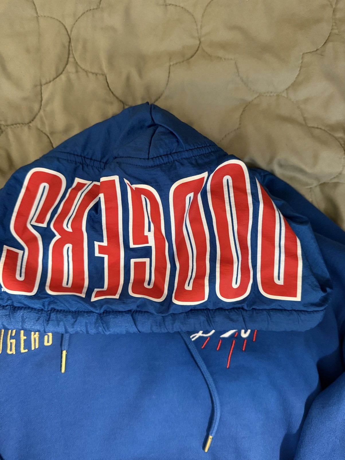 Mitchell & Ness Mitchell & Ness OG 2.0 Hoodie Vintage LA Dodgers Men's Sz L Size US L / EU 52-54 / 3 - 6 Thumbnail