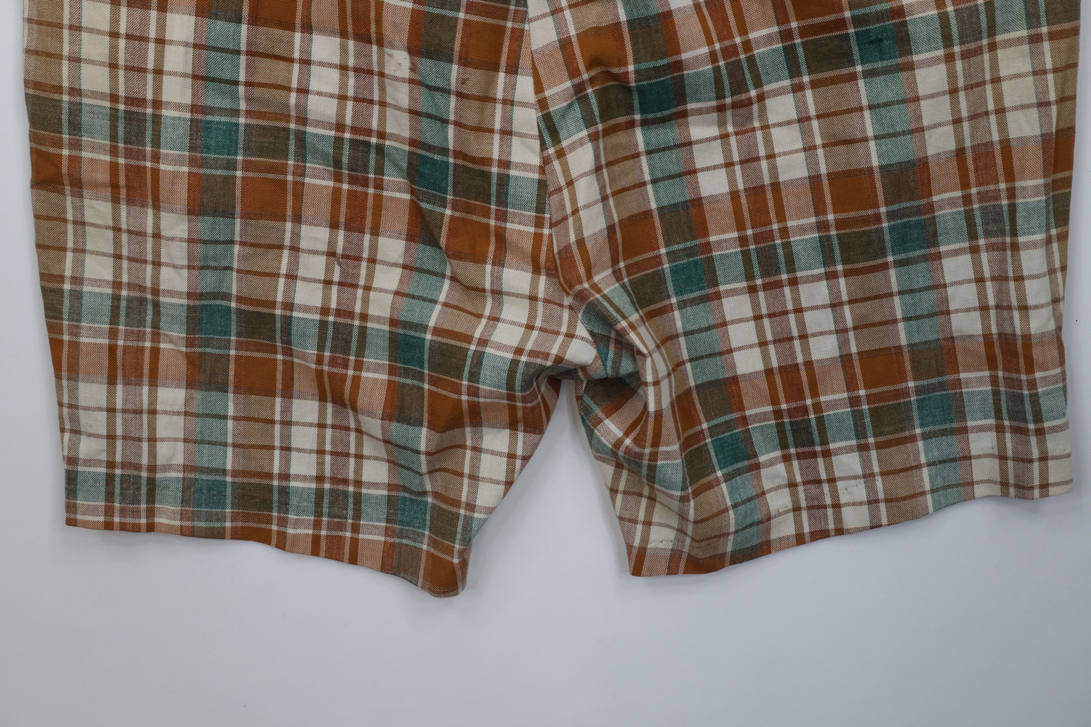 Vintage Vintage 50s 60s Streetwear Above Knee Chino Shorts Plaid USA Size US 40 / EU 56 - 15 Thumbnail