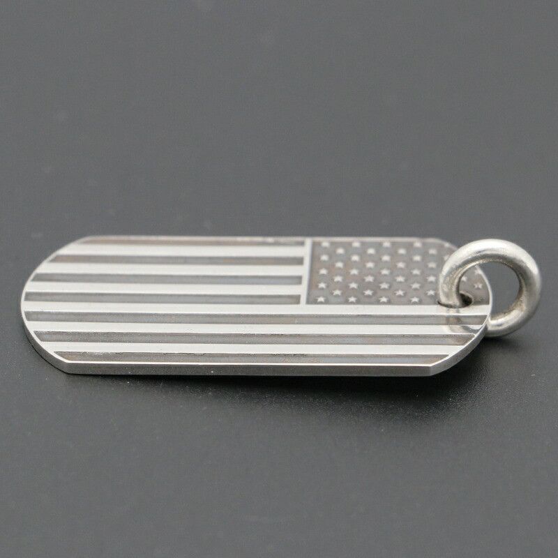 Chrome Hearts Chrome Hearts USA Flag Dog Tag Size ONE SIZE - 6 Thumbnail