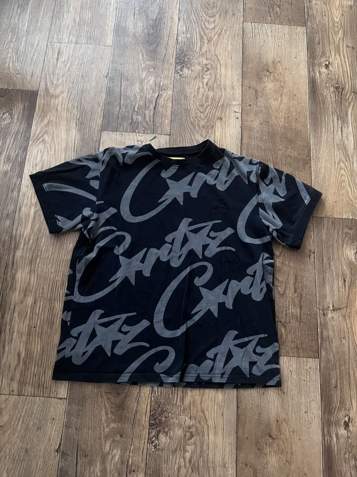 Corteiz × Trapstar London Corteiz Allstarz Logo tee black | Grailed