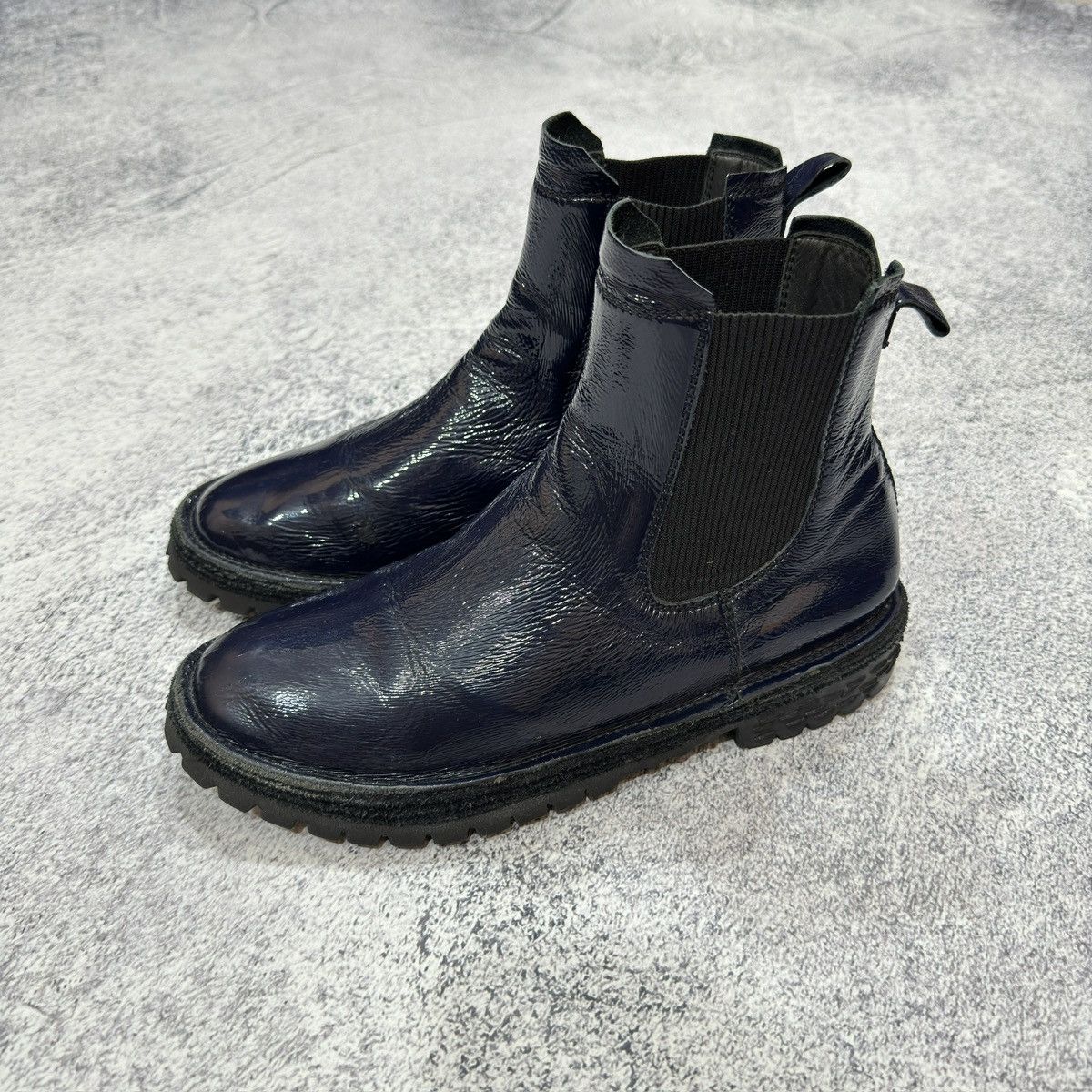 Designer × Handmade × MoMA Moma Mens Chelsea Boots Patent Leather US8 UK7 26cm Size US 8 / EU 41 - 1 Thumbnail