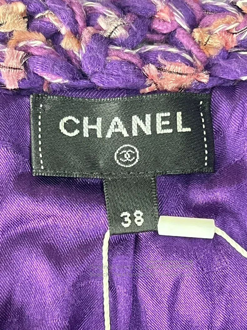 Chanel Chanel Purple woven short coat Size XS / US 0-2 / IT 36-38 - 6 Thumbnail