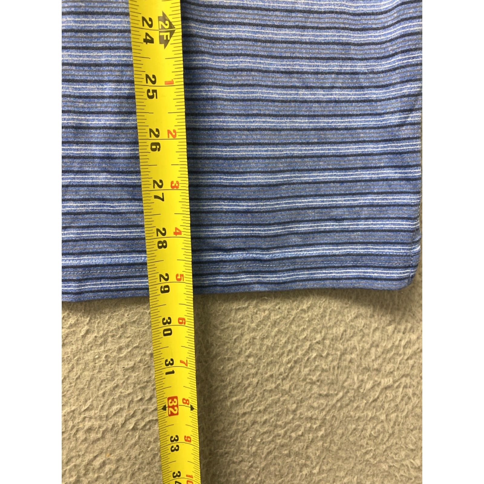 Vintage Norman Shirt Men XL Striped Polyester Golf Tasso Elba Polo/60-39 Size US XL / EU 56 / 4 - 6 Thumbnail