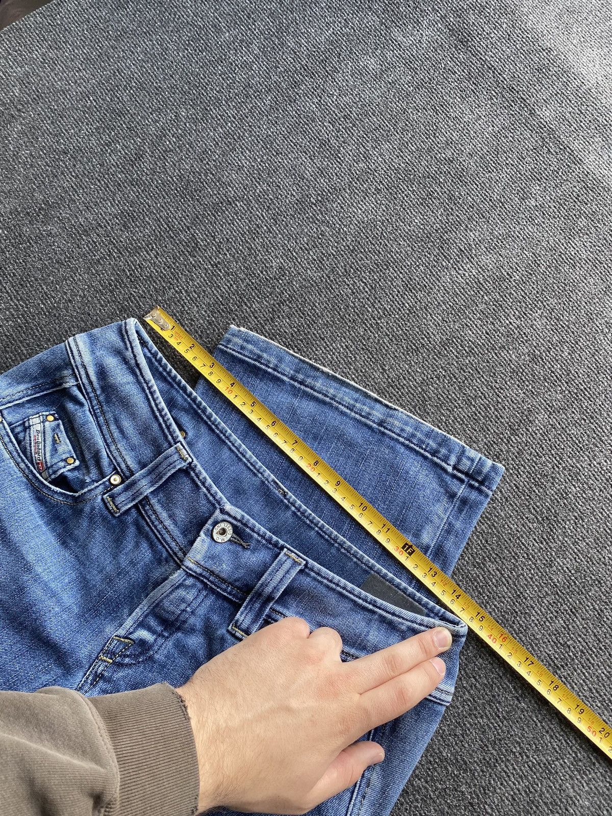 Diesel 🔥Opium Punk Diesel Blue Jeans Bootcut goth emo alt 29 Size 29" - 11 Thumbnail