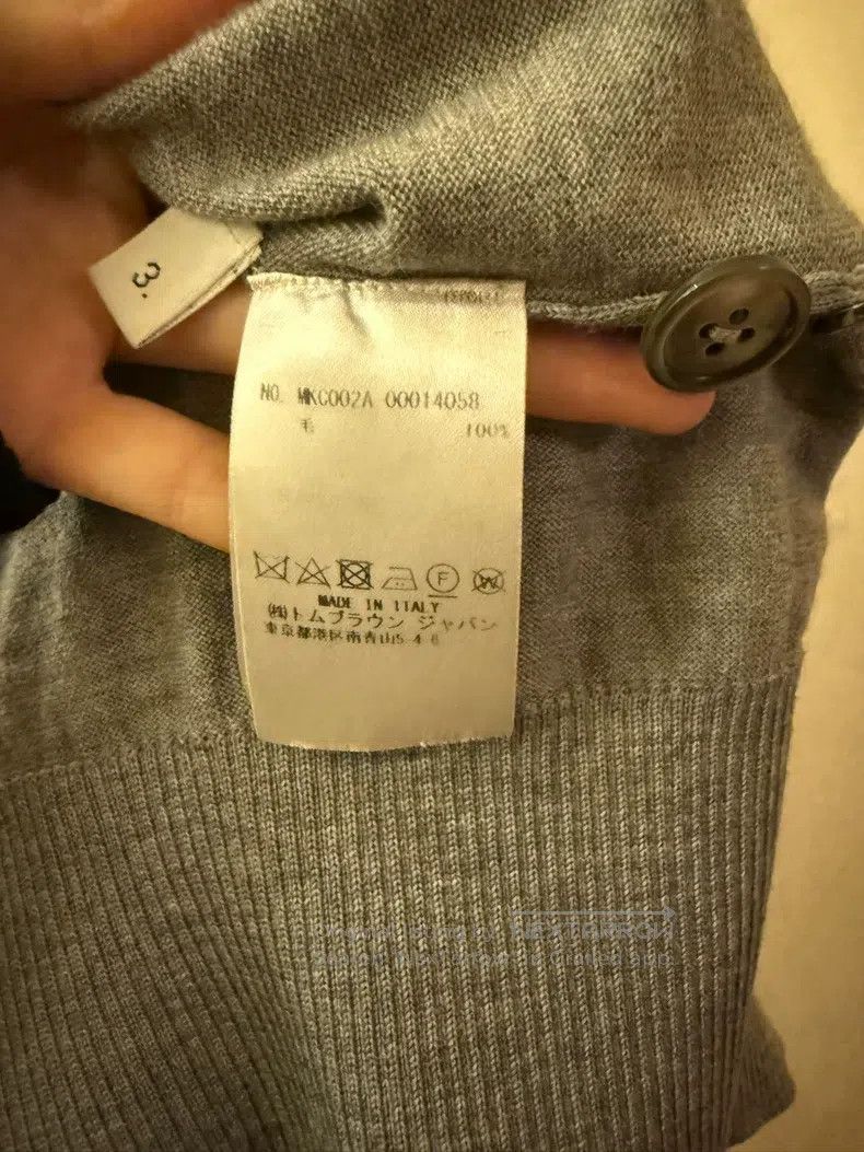 Thom Browne Thom Browne Gray wool sweater Size US L / EU 52-54 / 3 - 4 Thumbnail