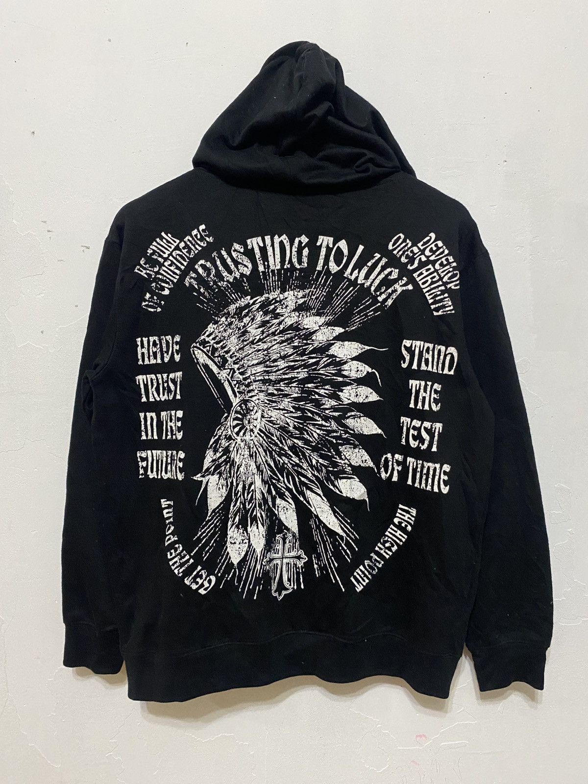 Japanese Brand Lock heaven back hit hoodie very rare Size US L / EU 52-54 / 3 - 1 Thumbnail
