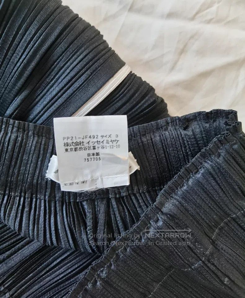 Issey Miyake Issey Miyake size:3 Black Shrimp Line Pants Size 31" - 5 Thumbnail