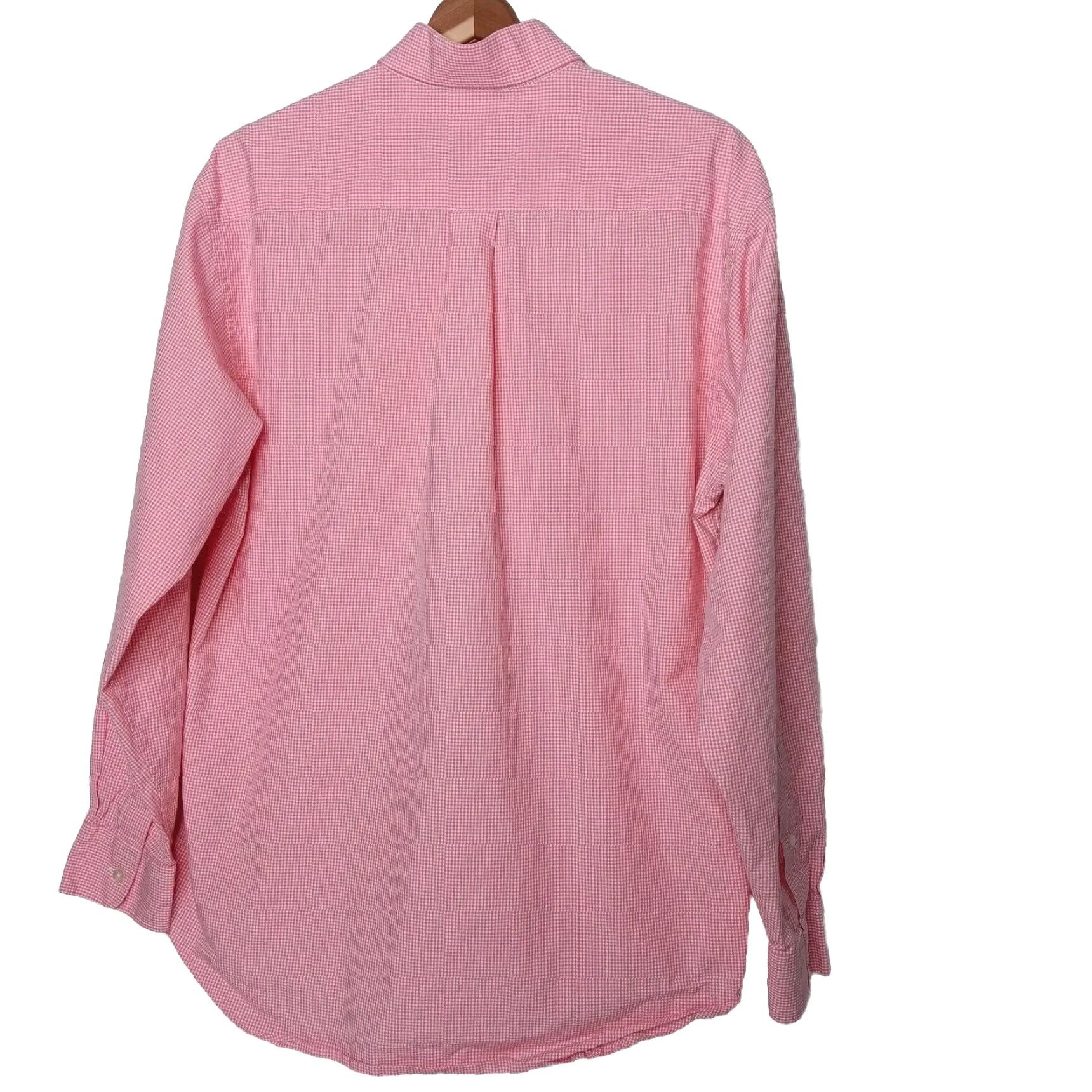Vineyard Vines VINTAGE? Wait, this is Vineyard Vines Murray Shirt Men Medium Pink Gingham Check Button-Down Long Sleeve Size US M / EU 48-50 / 2 - 3 Thumbnail