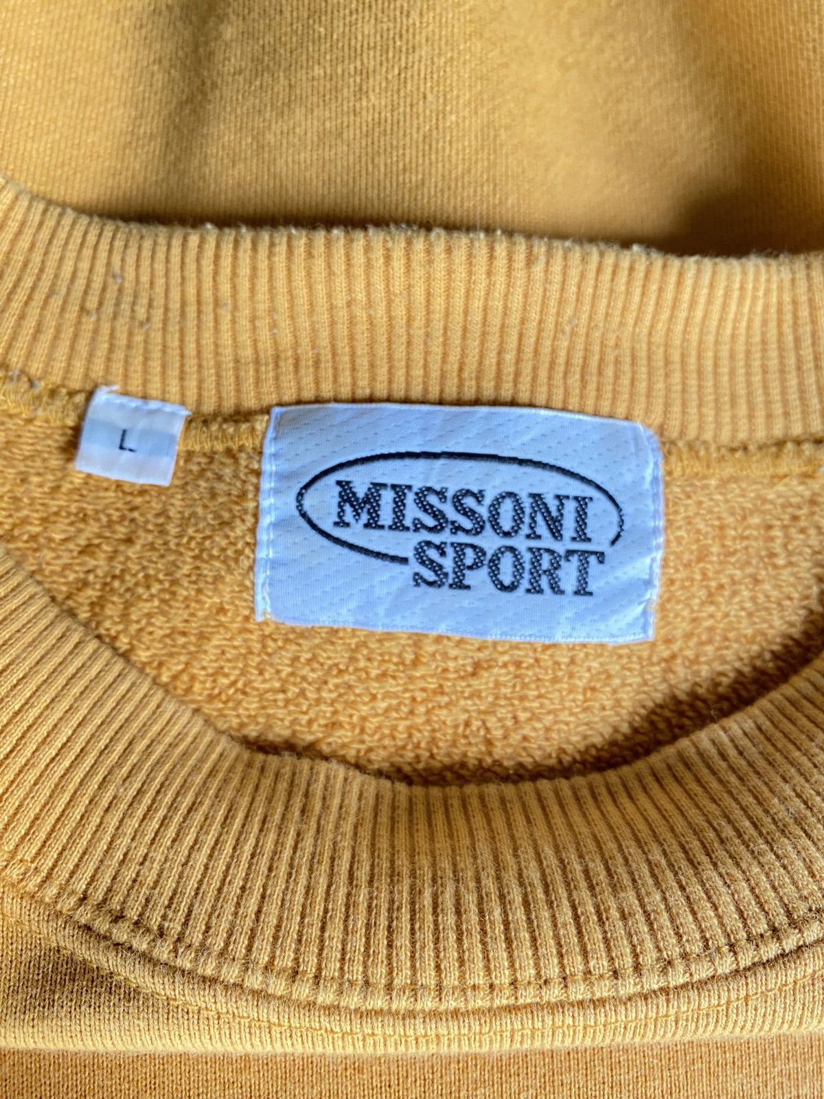 Missoni MISSONI SPORT Yellow Sweatshirt Size US L / EU 52-54 / 3 - 3 Thumbnail