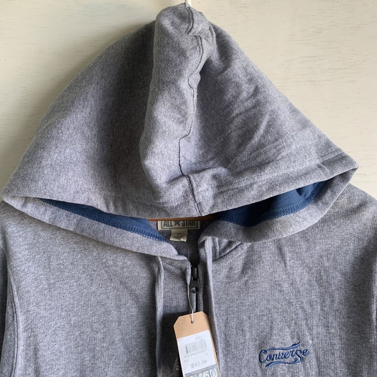 Converse Rare CONVERSE ZIP UP HOODIE WITH TAG Small Spellout Size US S / EU 44-46 / 1 - 3 Thumbnail