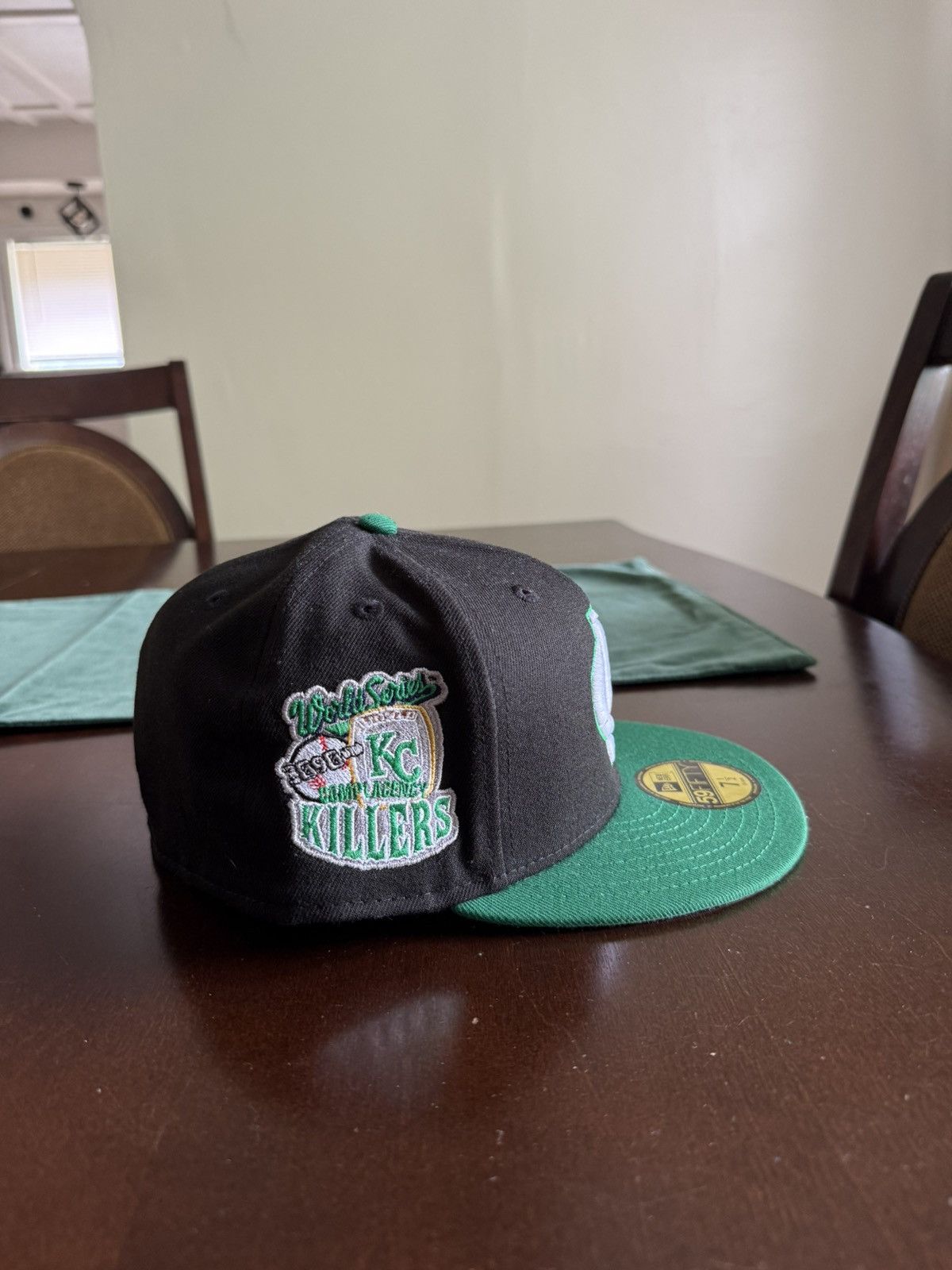 Other Kill Complacency KC Letter Fitted Hat Size 7 1/2 & 8 Size ONE SIZE - 2 Thumbnail