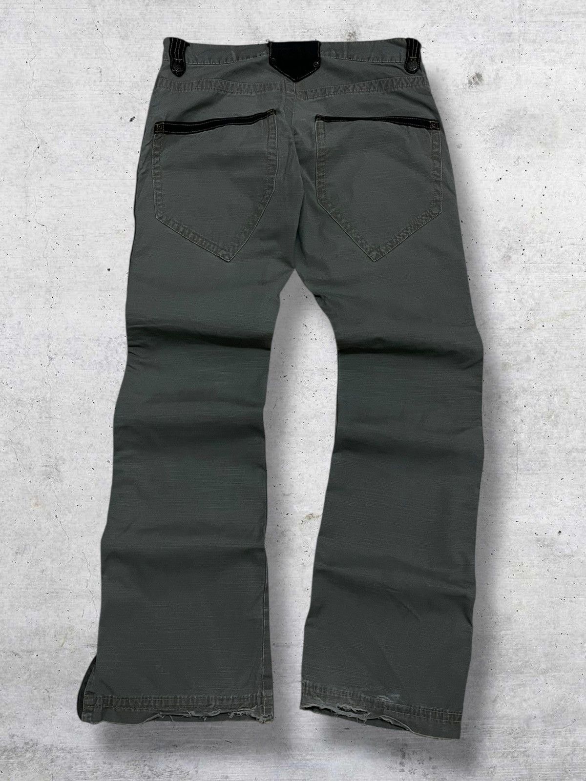 Japanese Brand ICON 1990S JAPAN DESIGNERI BUSHPANT SNAKE SIDETAPE LGB PANT Size US 30 / EU 46 - 9 Thumbnail