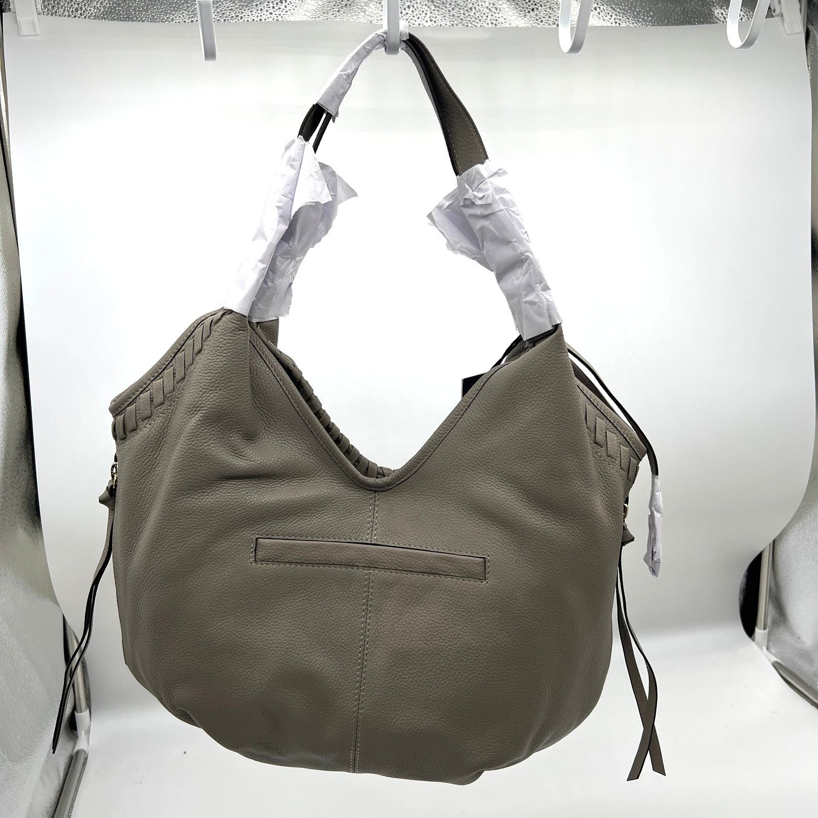 Other LODIS Medium Whipstitch Leather Tote Lacey Ash Gray Size ONE SIZE - 2 Thumbnail