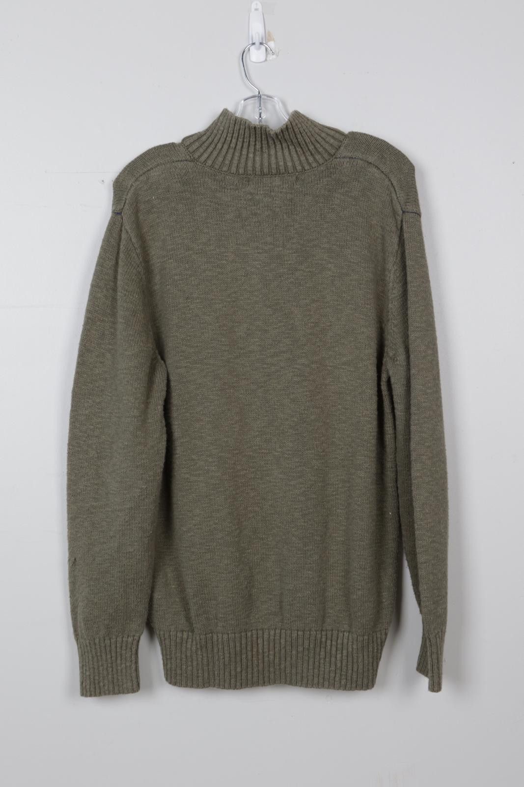 Tommy Hilfiger 00's Tommy Hilfiger Knitted Quarter-Zip Sweater Size L / US 10 / IT 46 - 2 Thumbnail
