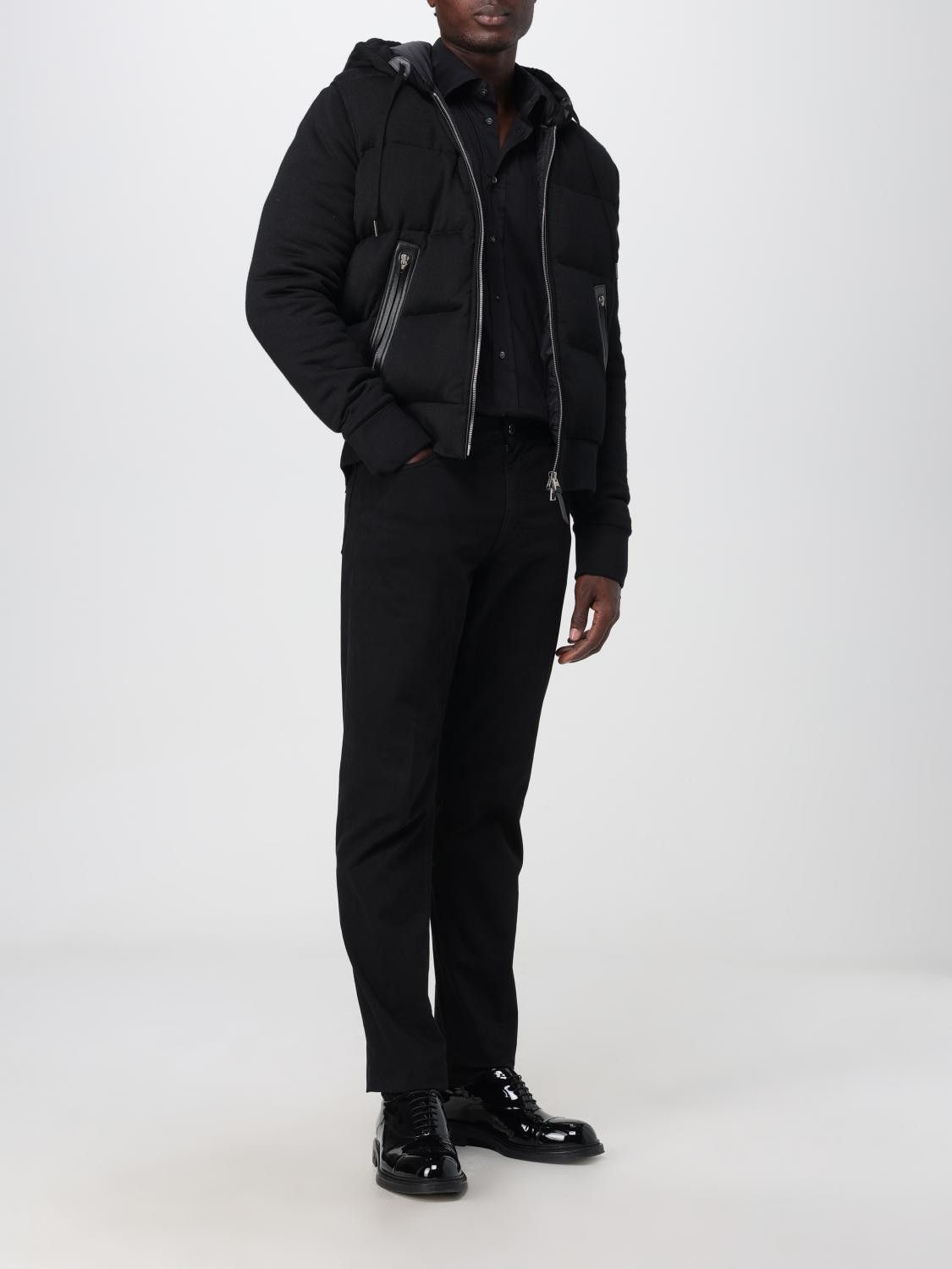 Tom Ford o1sndg1125 Jacket in Black Size US M / EU 48-50 / 2 - 2 Thumbnail