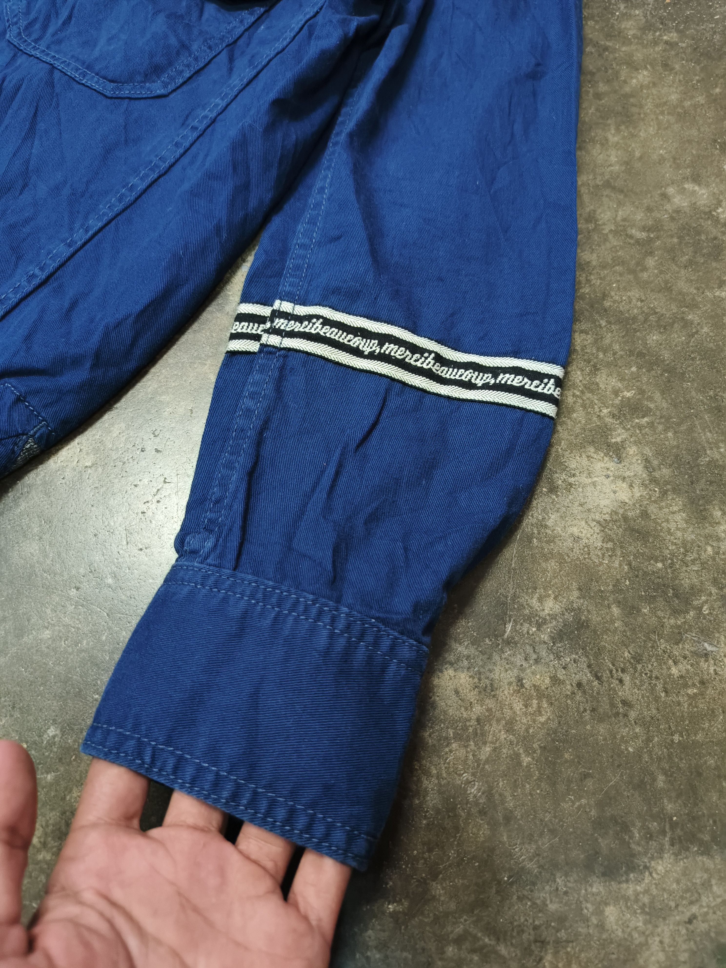 mercibeaucoup Mercibeaucoup issey miyake indigo shirt button up Size US M / EU 48-50 / 2 - 4 Thumbnail