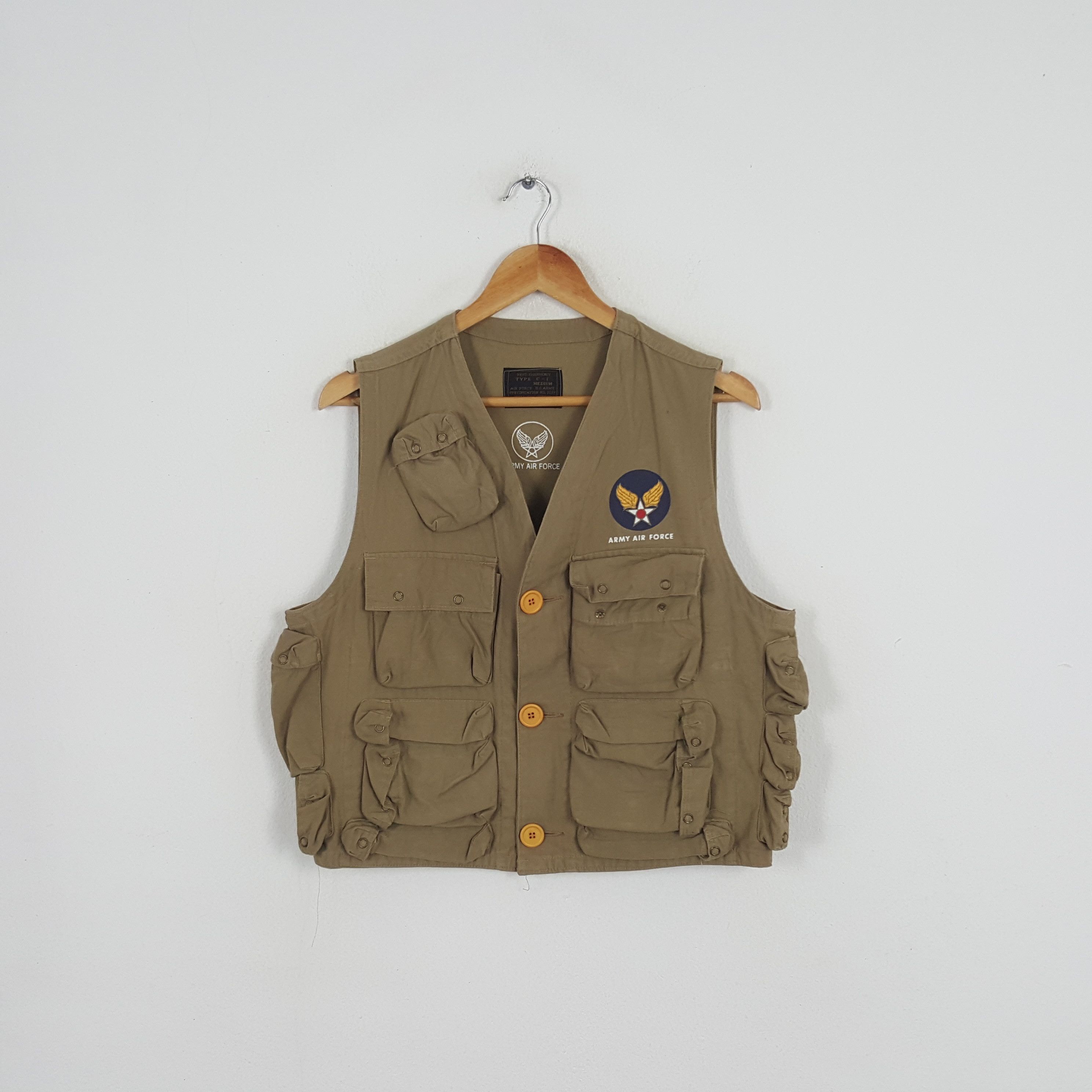Vintage Vintage Army Air Force American Tactical Style Jacket Size US M / EU 48-50 / 2 - 1 Thumbnail
