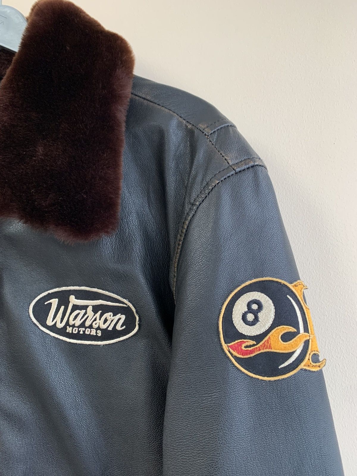 Other Warson Motors G1 Hot Rod Brown Rub Off Leather Jacket Mens Size US XL / EU 56 / 4 - 3 Thumbnail