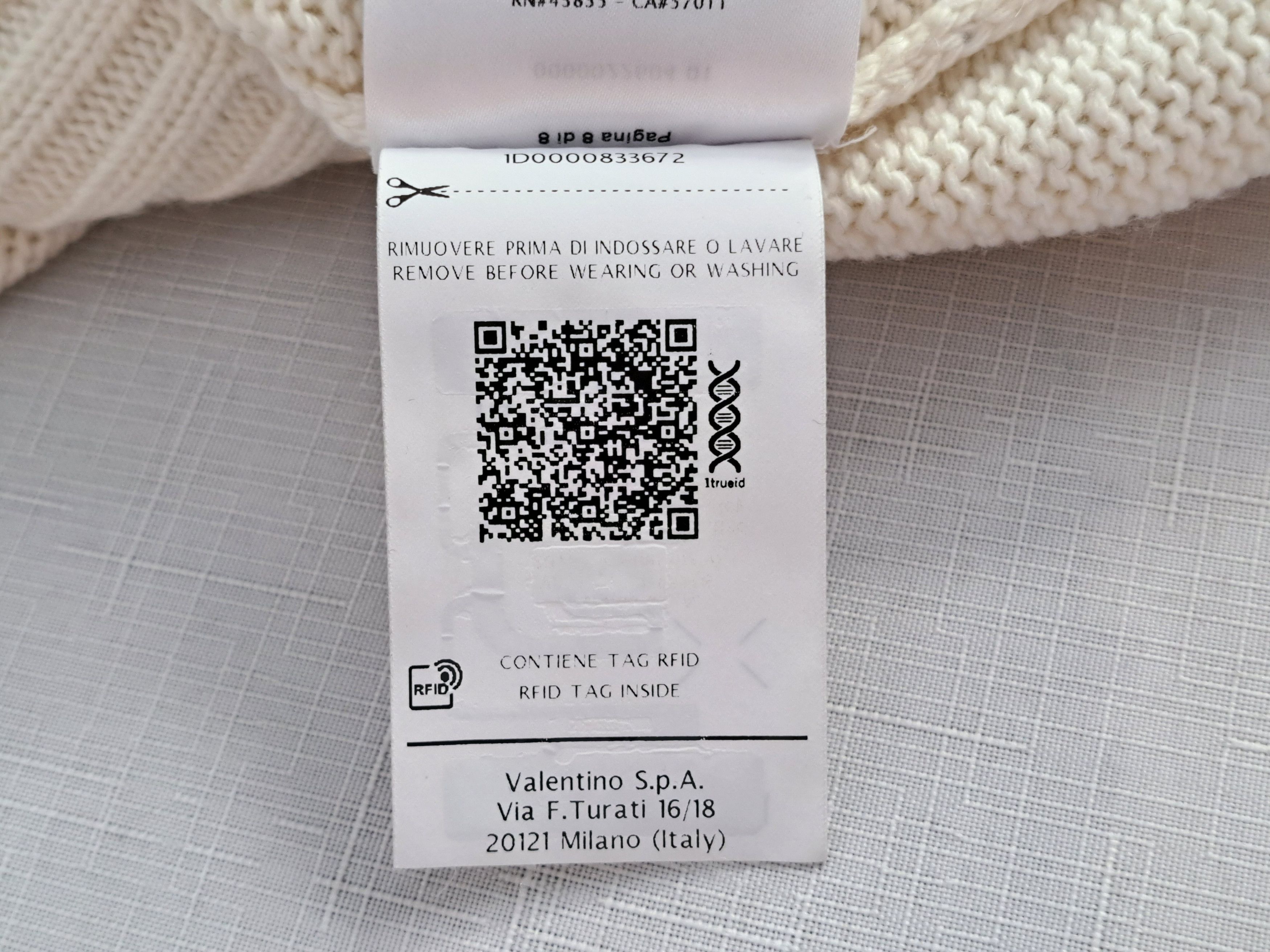 RED Valentino RED VALENTINO openwork knit sweater with ribbon. Size S Size S / US 4 / IT 40 - 11 Thumbnail