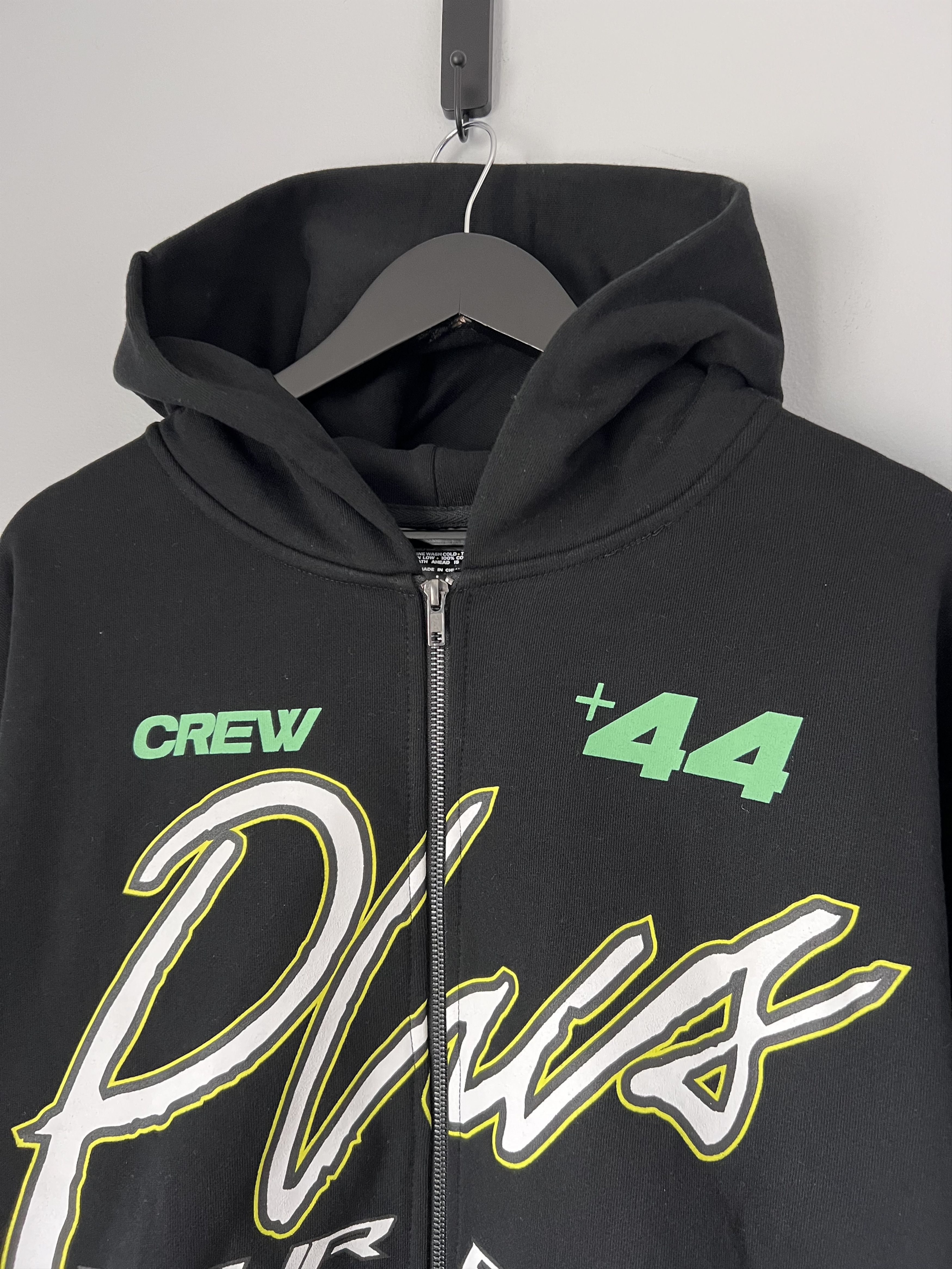 +44 +44 Lewis Hamilton Austin Moto Zip Up Hoodie in Black Size US L / EU 52-54 / 3 - 2 Thumbnail