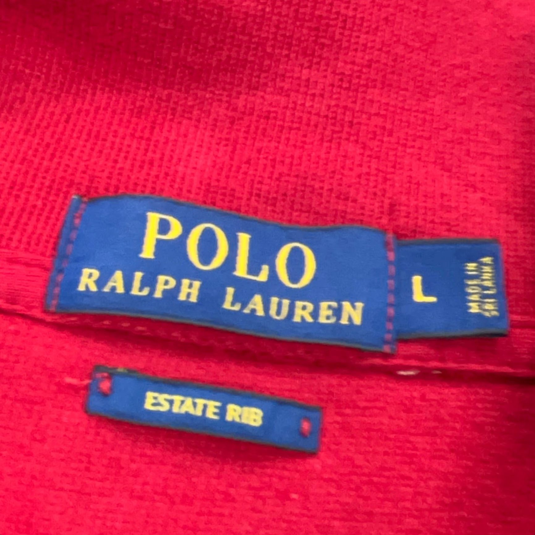 Polo Ralph Lauren Polo Ralph Lauren Sweater Men Large Red Knit Sweatshirt 1/4 Zip Mock Neck Embroidered Logo Zipper Size US L / EU 52-54 / 3 - 3 Thumbnail