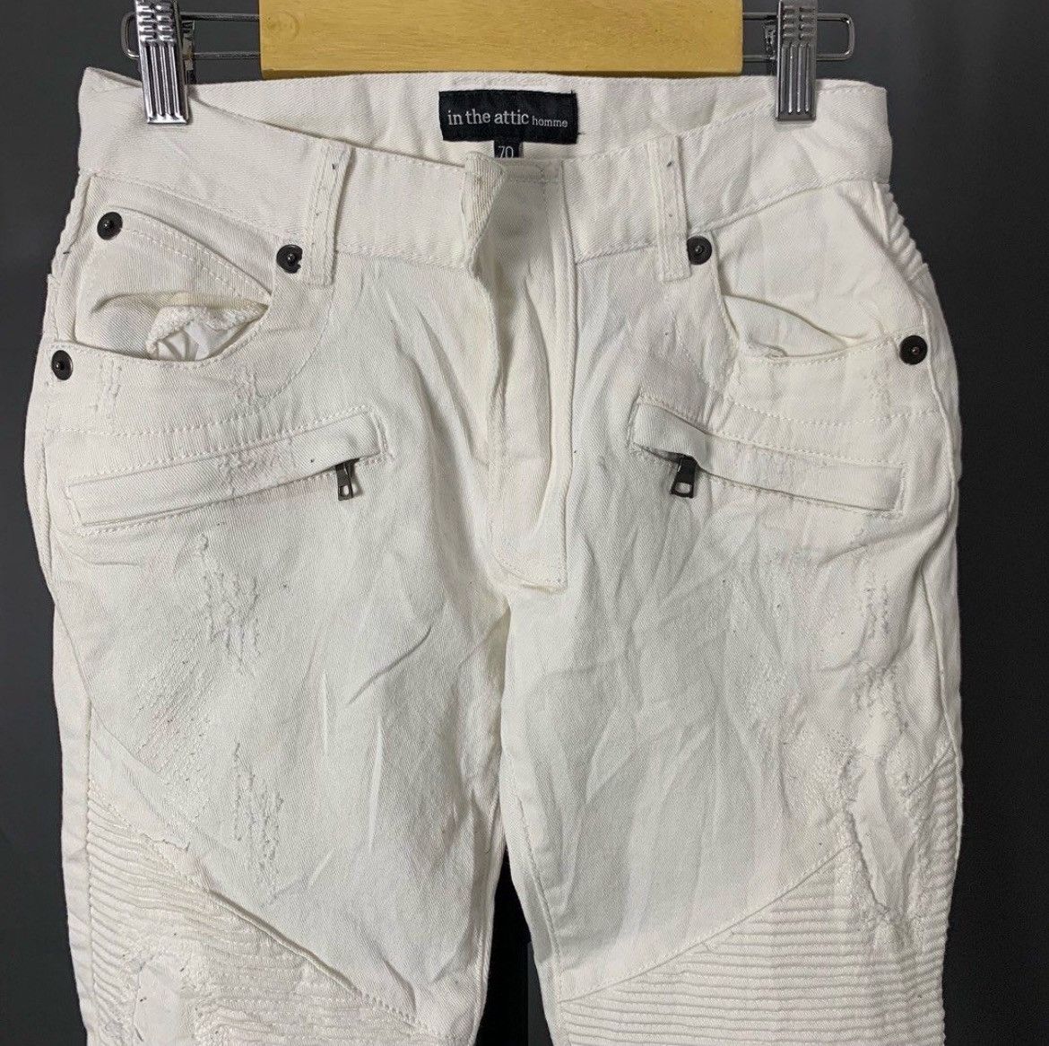 If Six Was Nine × In The Attic × Le Grande Bleu (L.G.B.) In The Attic Bikers Pants Size US 28 / EU 44 - 3 Thumbnail