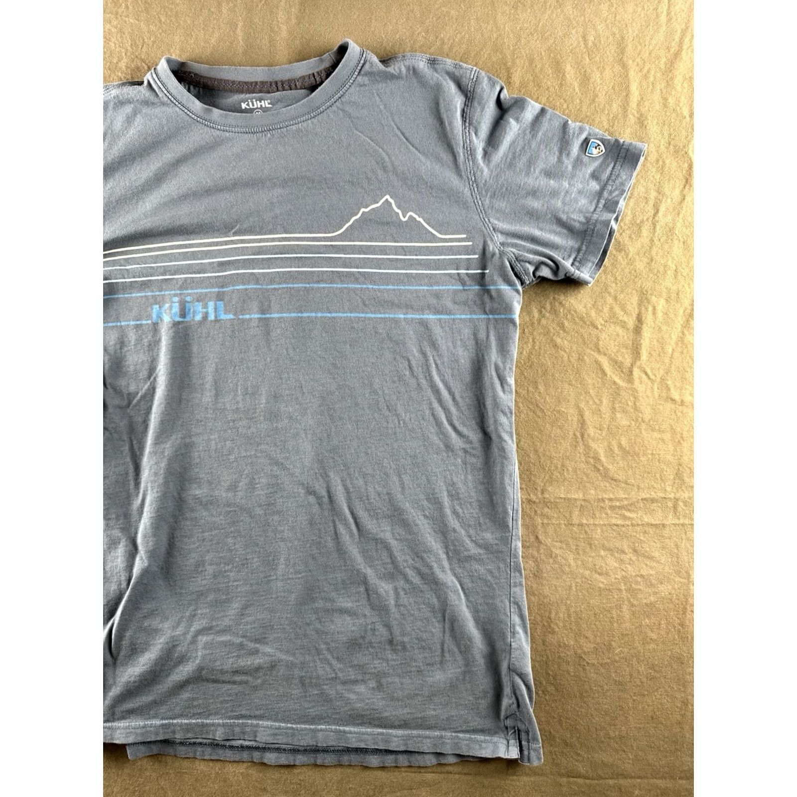 Logo 7 Kühl T Shirt Mens L Gray Organic Cotton Outdoor Hiking Logo Tee Size US L / EU 52-54 / 3 - 3 Thumbnail