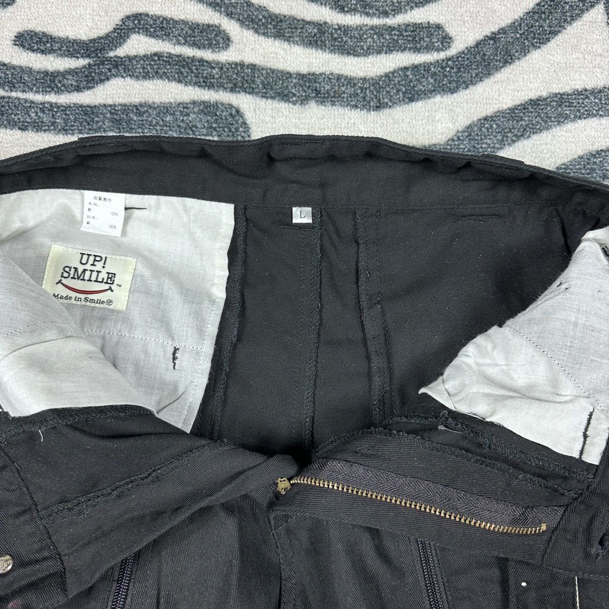 Japanese Brand Up! Smile Cargo Suspender Pants Black Size 32 Size US 32 / EU 48 - 3 Thumbnail