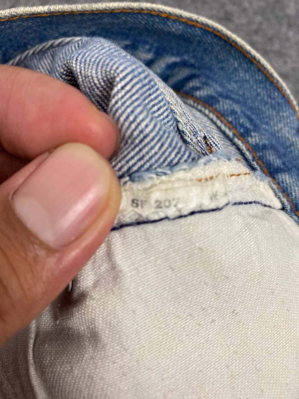 Levi's vintage levis 501 selvedge distressed denim nice design Size US 28 / EU 44 - 13 Thumbnail