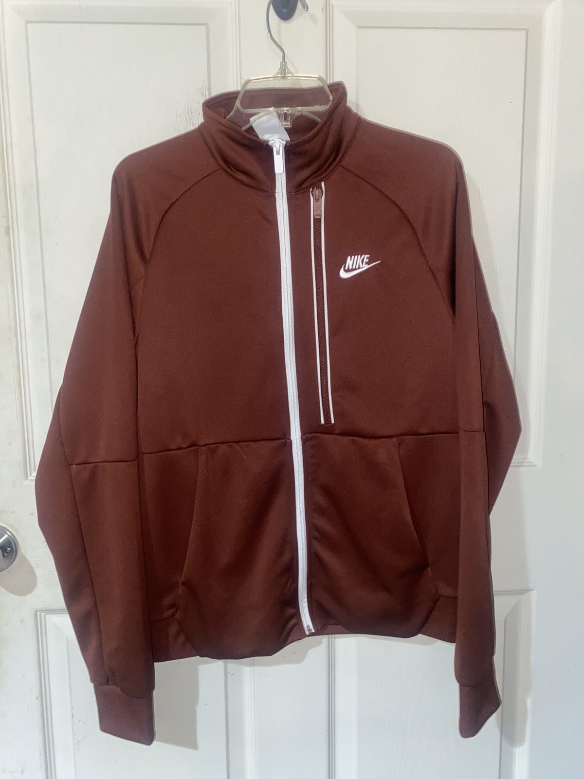 Nike × Vintage Men’s Nike Brown Jacket Size US S / EU 44-46 / 1 - 1 Thumbnail