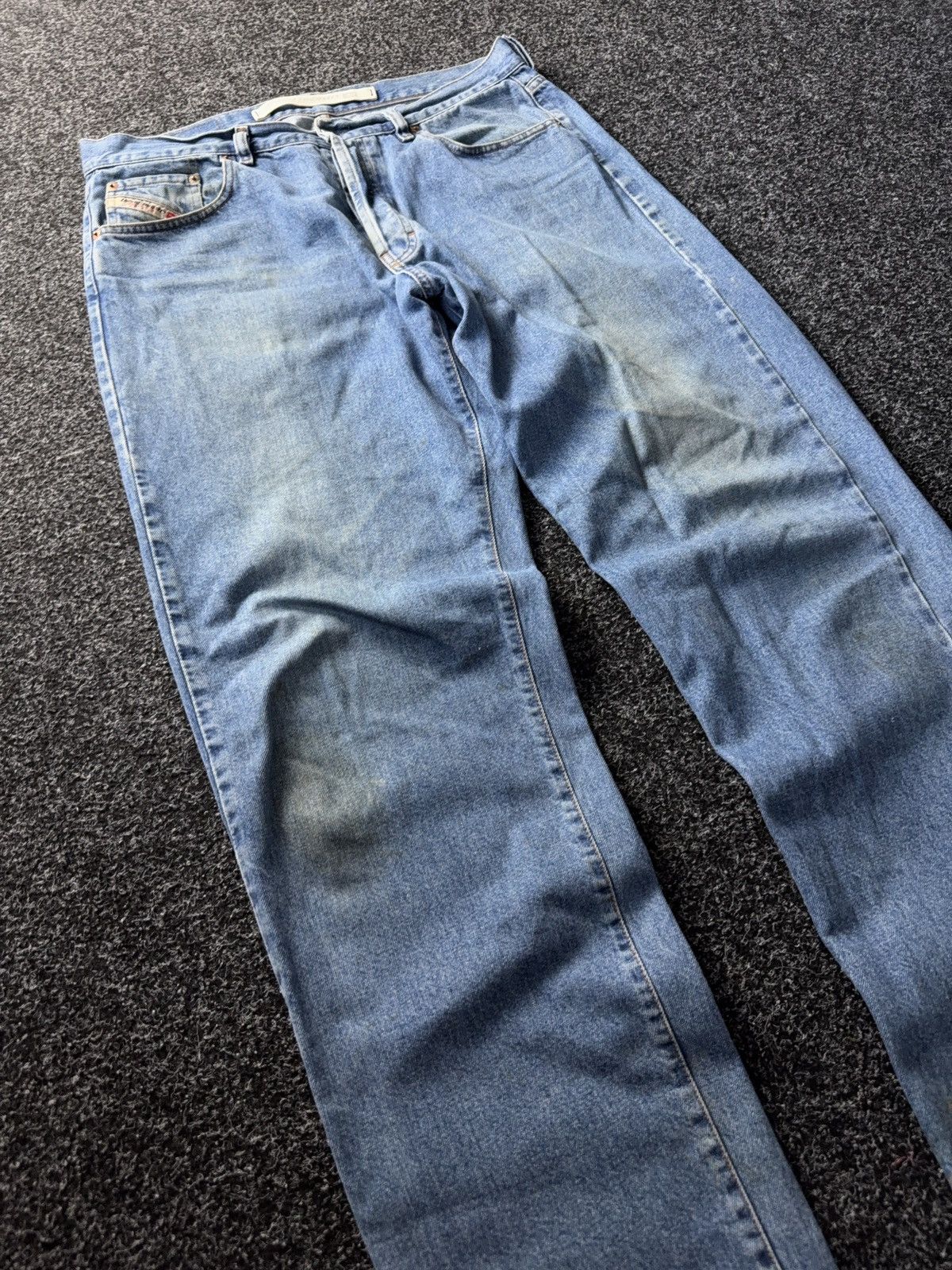 Diesel Vintage 90s Dirty Distressed Diesel Industry Italy Jeans W38 Size US 38 / EU 54 - 5 Thumbnail