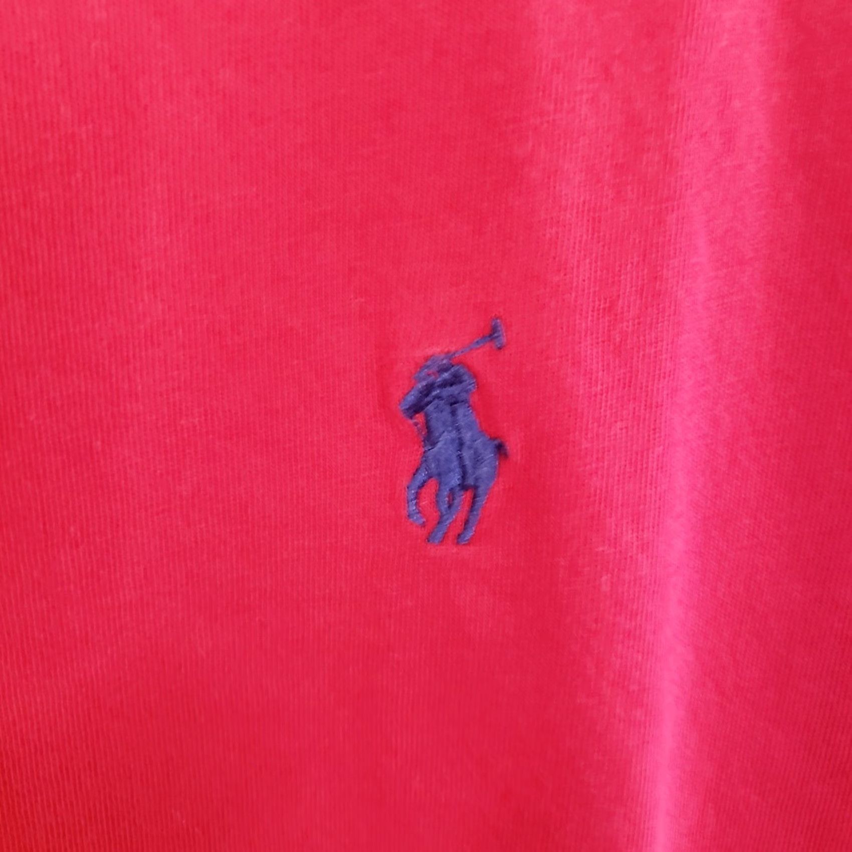 Polo Ralph Lauren Polo Ralph Lauren Red Classic Crewneck T-Shirt Pony Logo Short Sleeve Size L Mens Size US L / EU 52-54 / 3 - 4 Thumbnail