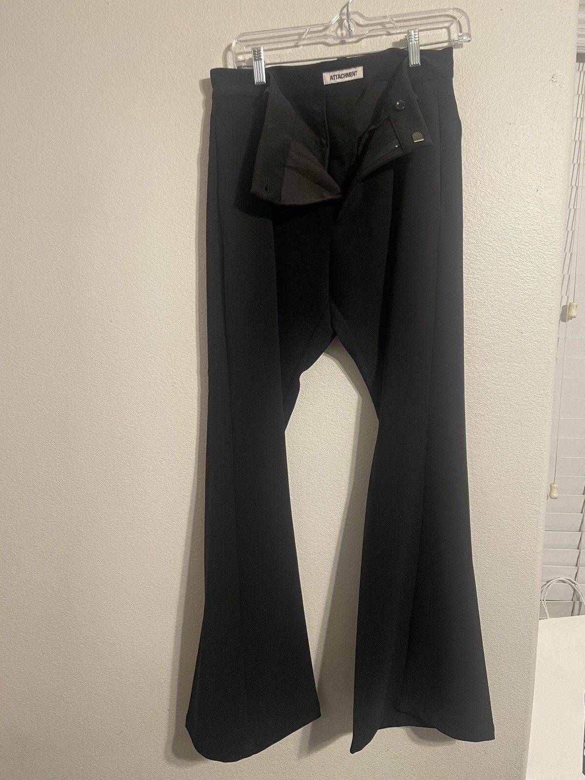 Attachment Black Flared Trousers Size US 32 / EU 48 - 1 Thumbnail