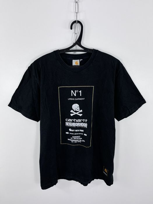 Neighborhood Carhartt Wip x Neighborhood T-Shirt Big Logo Black