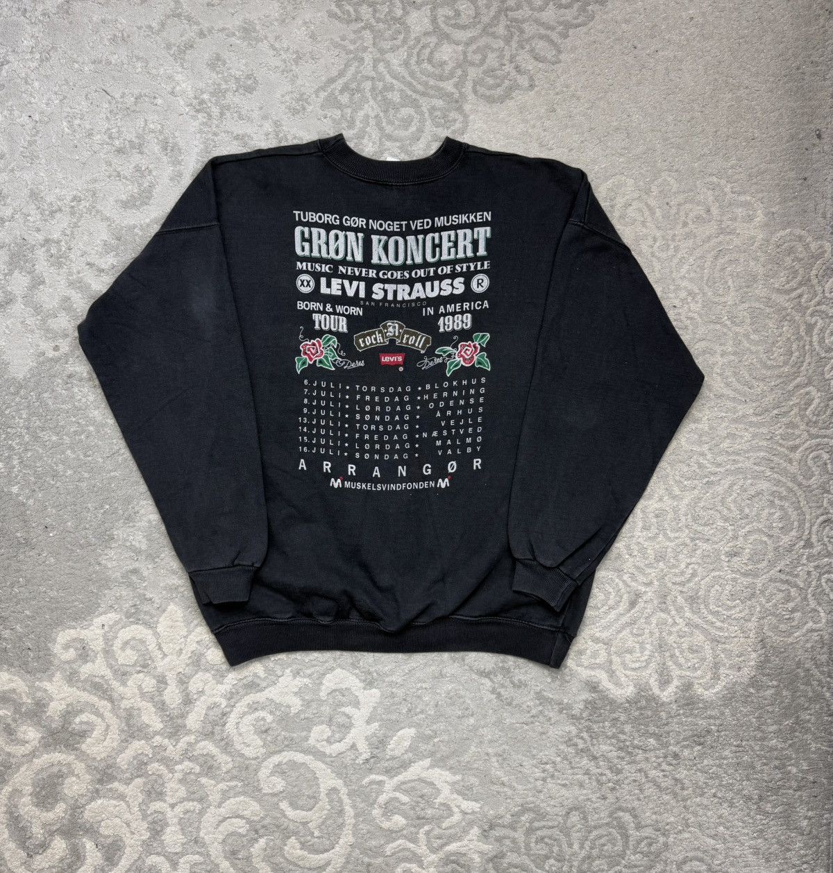Levi's Very Rare Levi's Grøn Concert 1989 Tour Vintage 80's Size US L / EU 52-54 / 3 - 4 Thumbnail