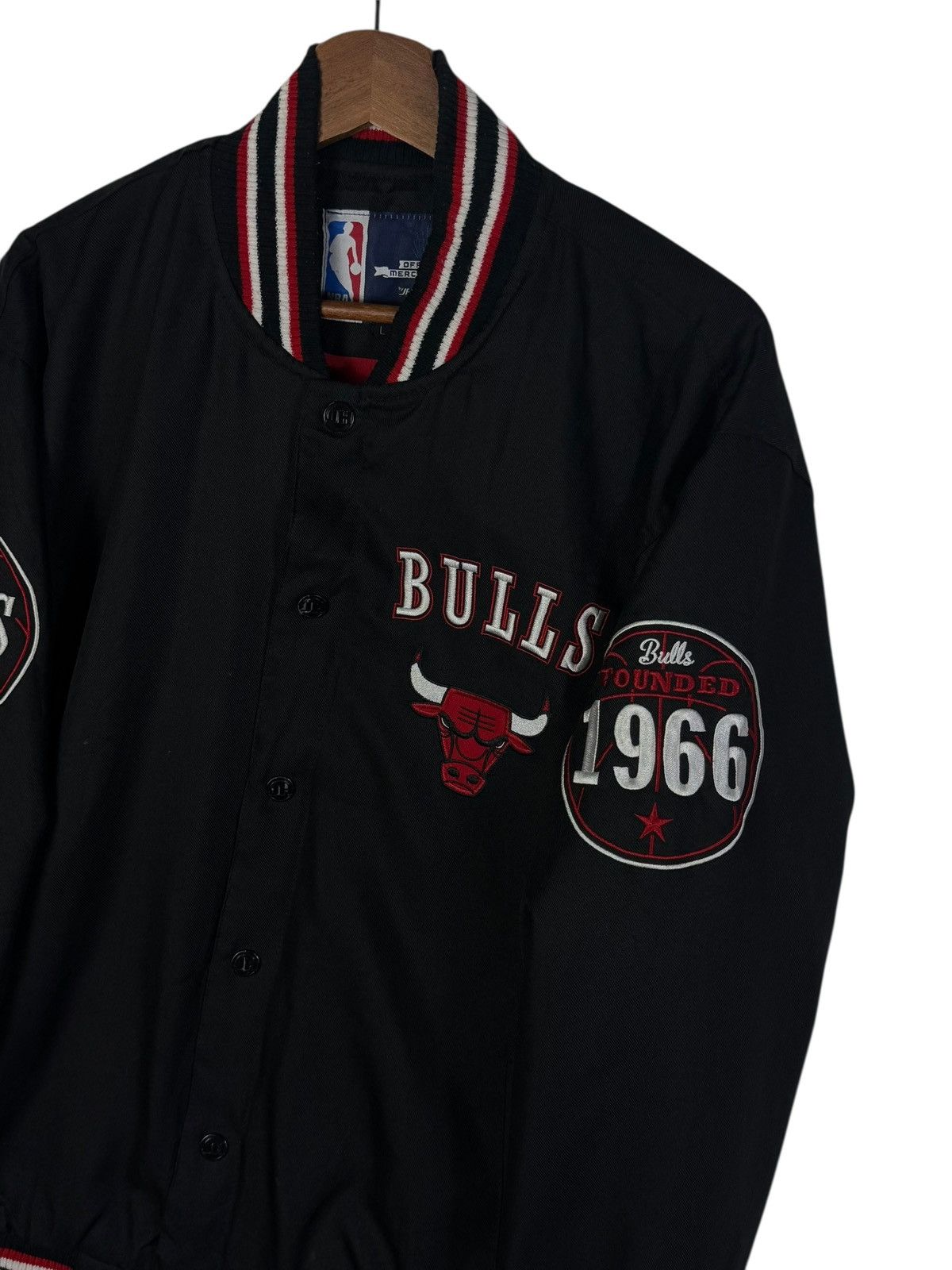 NBA Vintage 90s Chicago Bulls Varsity Jacket Size US XL / EU 56 / 4 - 6 Thumbnail