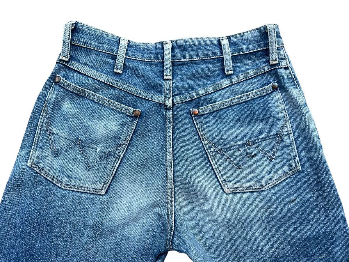 Wrangler Vintage 90s Wrangler Selvedge Patina Denim Jeans 29x32 Size US 29 - 8 Thumbnail
