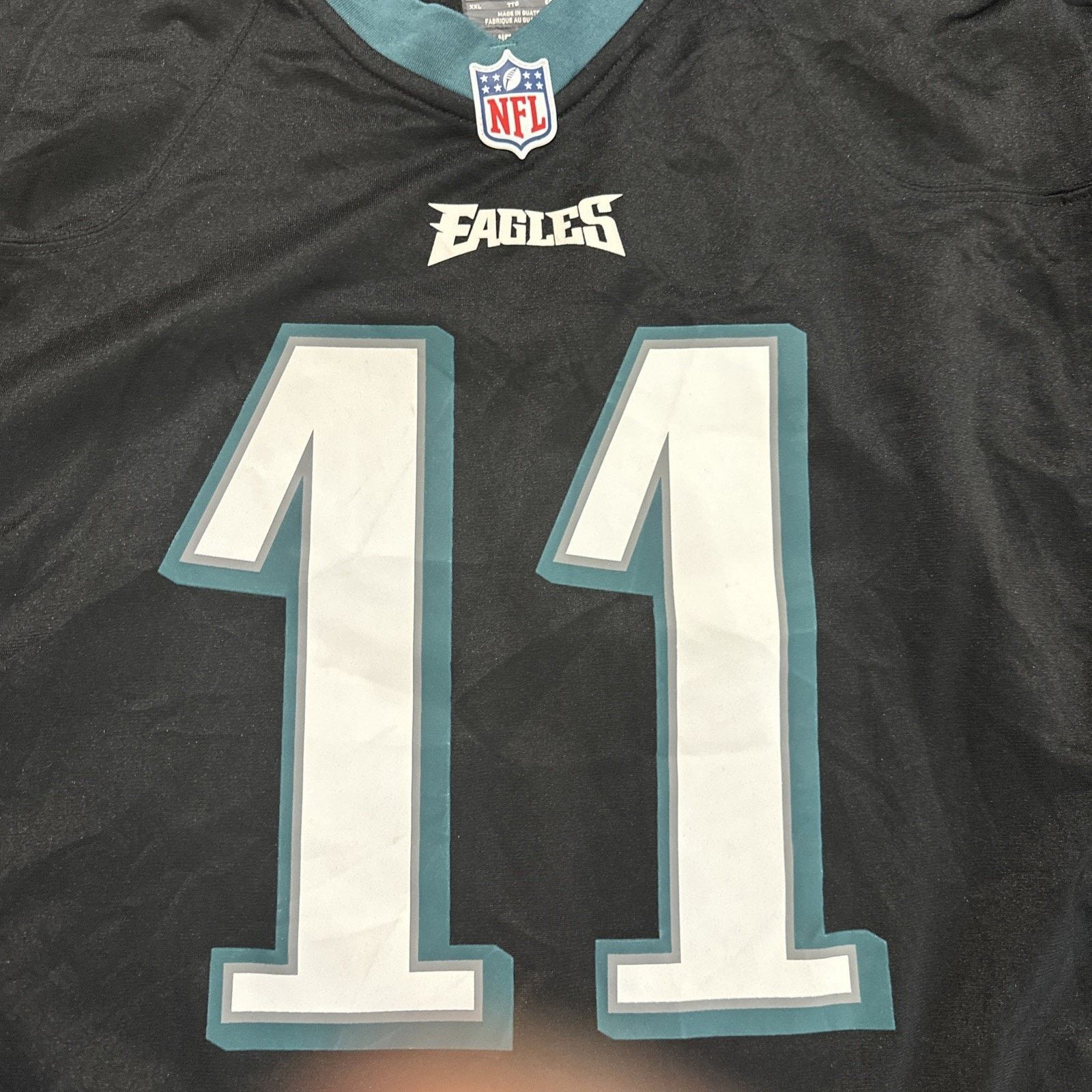 Nike Carson Wentz Philadelphia Eagles Nike Game Black Jersey XXL Size US XXL / EU 58 / 5 - 6 Thumbnail