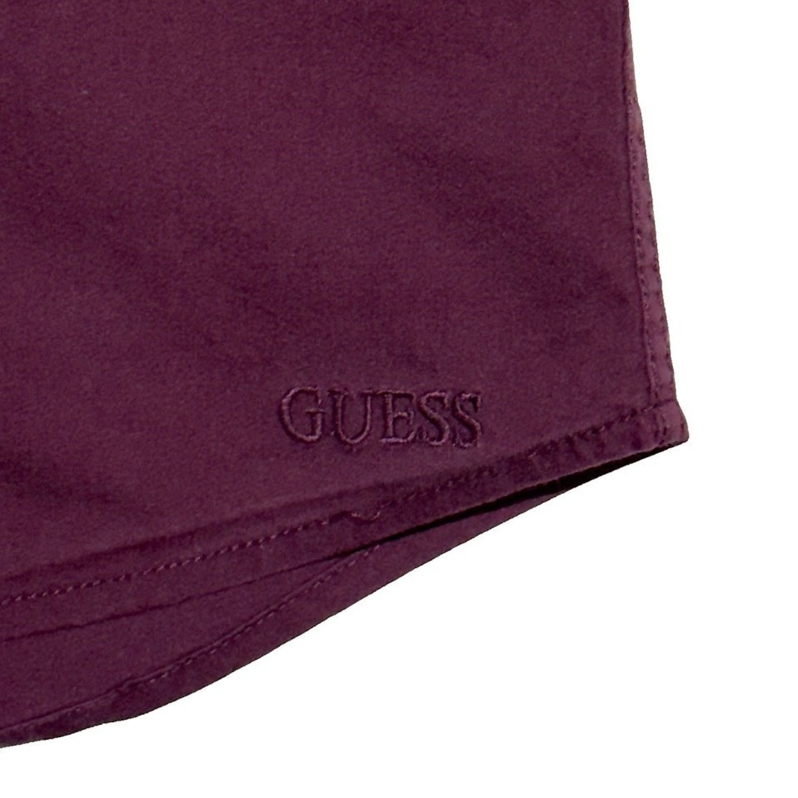 Guess Guess Men's Maroon Shirt Size X-Large Slim Fit Short Sleeve Size US XL / EU 56 / 4 - 8 Thumbnail