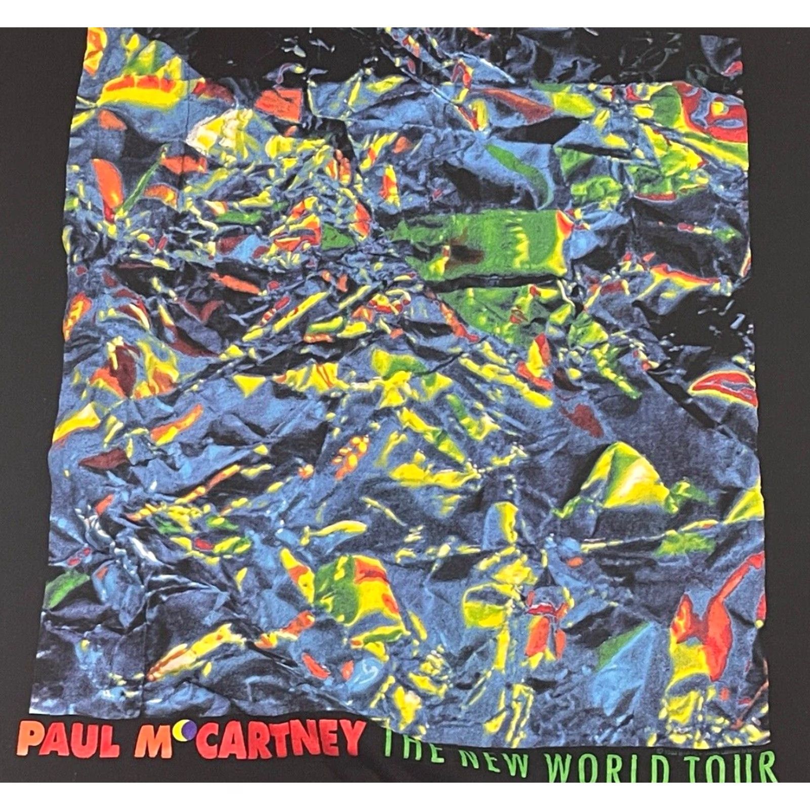 Vintage VINTAGE Paul McCartney Shirt Men Black Tee Band New World Tour Single Stitch Size US M / EU 48-50 / 2 - 4 Thumbnail