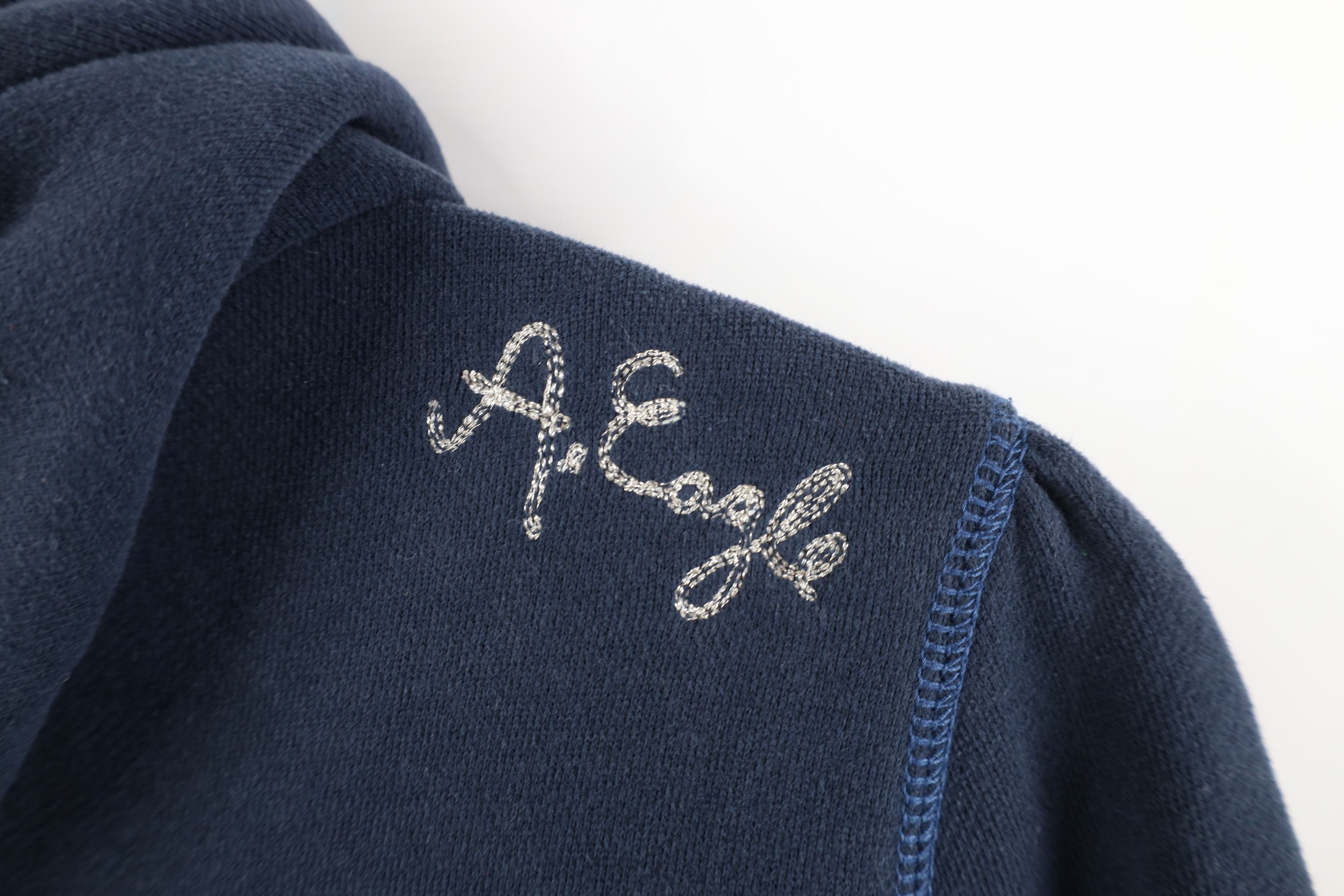 American Eagle Outfitters Vintage 90s Y2K American Eagle Babydoll Full Zip Hoodie Blue Size M / US 6-8 / IT 42-44 - 13 Thumbnail