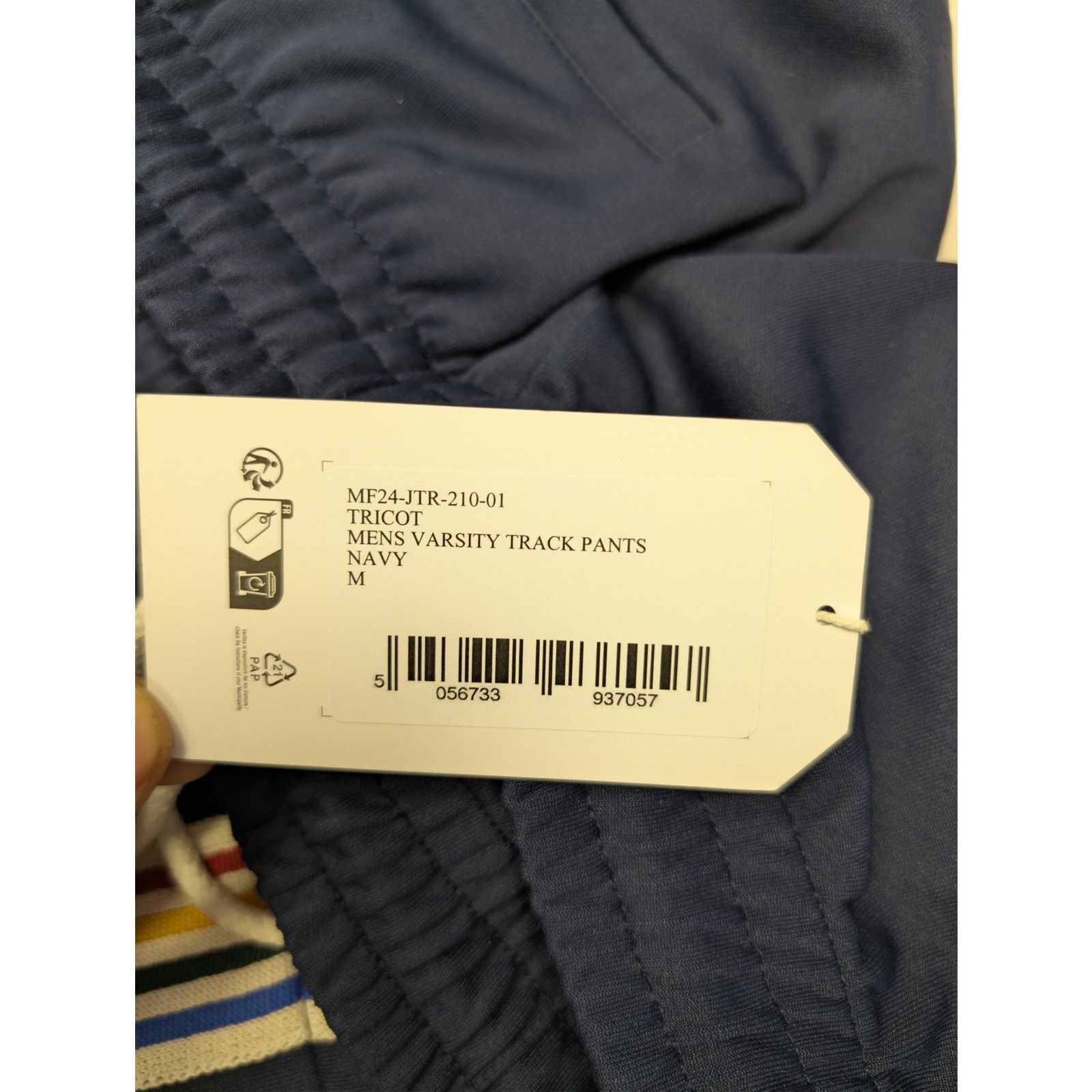 Casablanca o1rshd1 Men's Varsity Track Pants Tricot in Navy Size US 32 / EU 48 - 18 Thumbnail